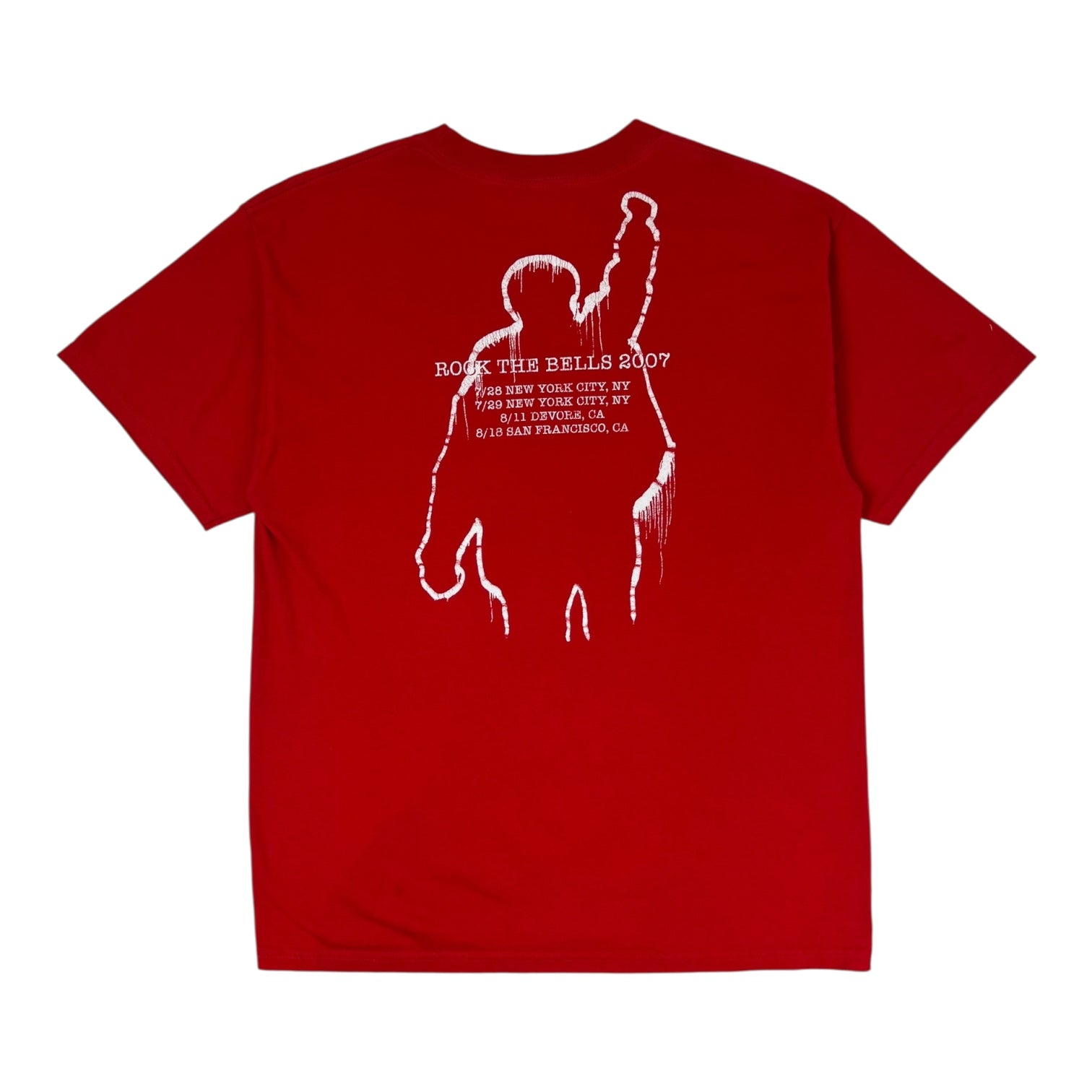 Vintage Rage Against The Machine 2007 T-Shirt Red