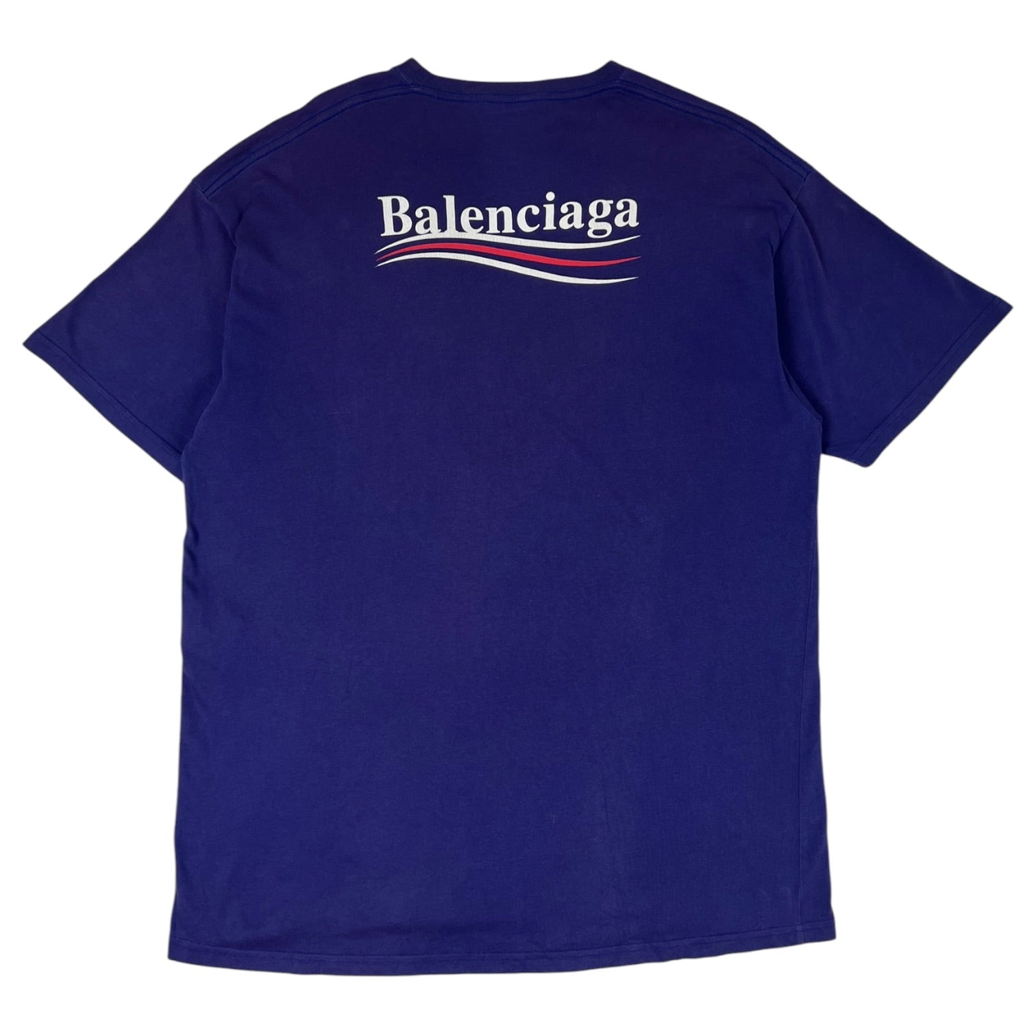 Balenciaga Political Campaign T-Shirt Purple