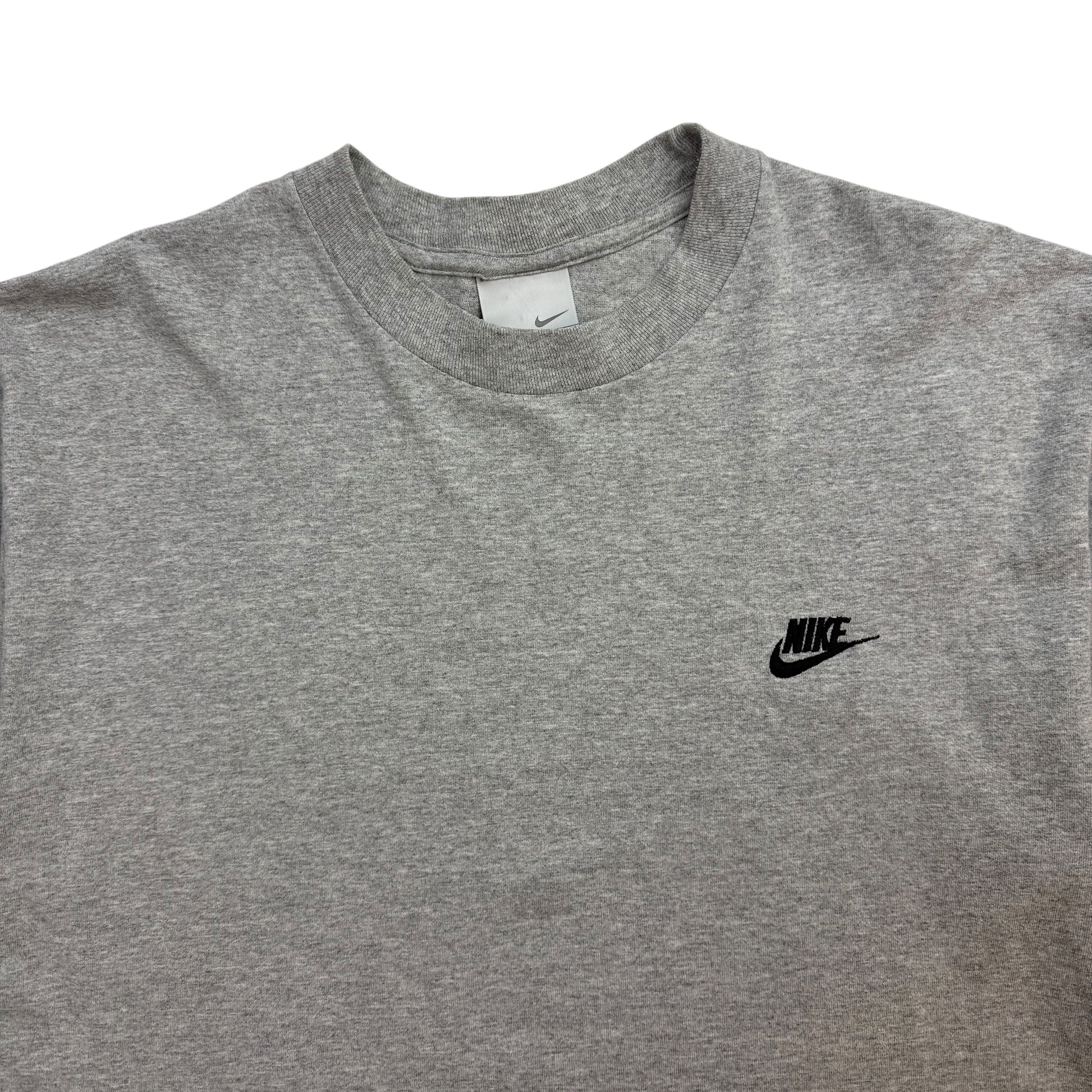 Vintage Nike Spellout Logo Tee Grey