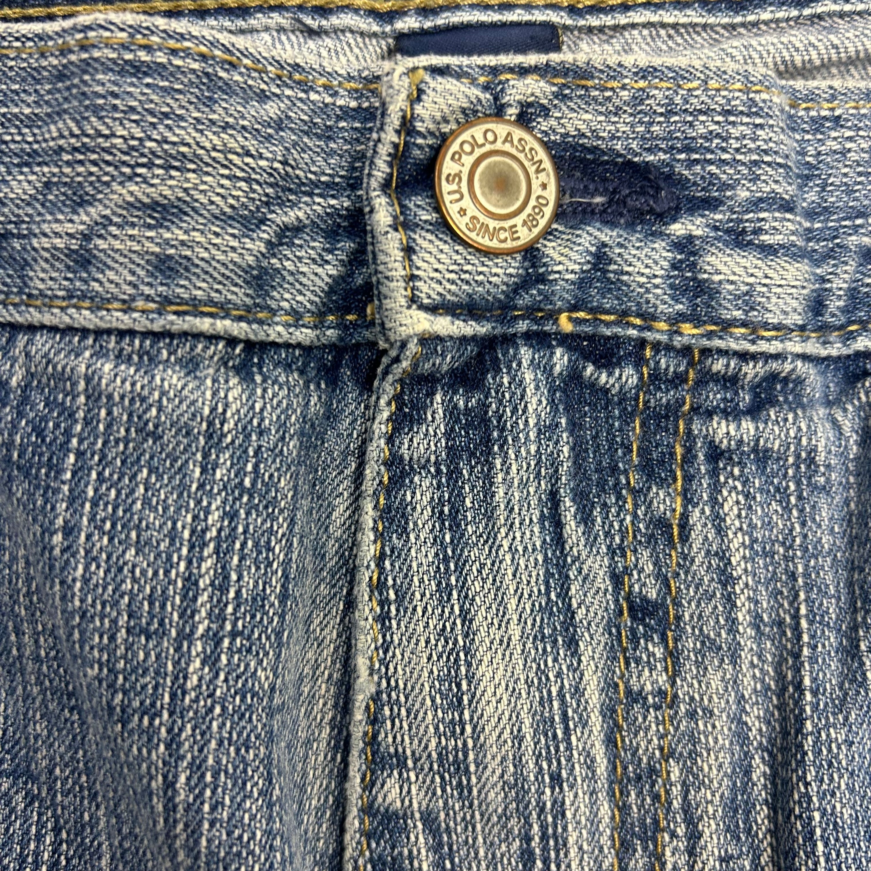 Y2K U.S. Polo Assn. Denim Carpenter Shorts