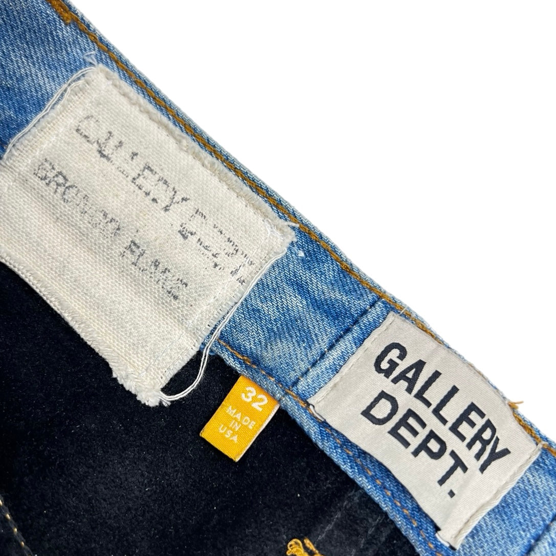 Gallery Dept Levi’s Bronco Leather Flare G Patch Jeans