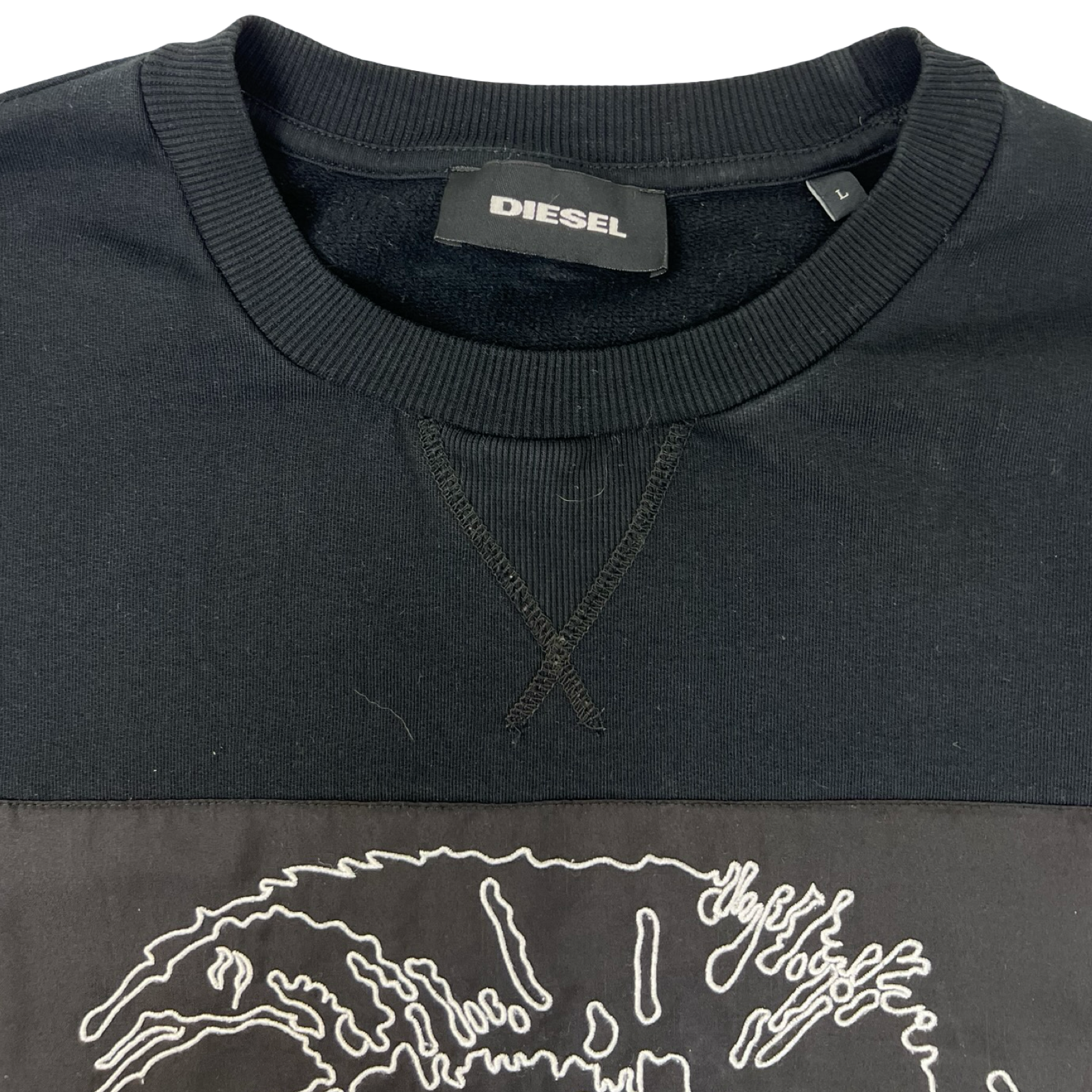 Diesel “Only The Brave” Crewneck Sweatshirt Black