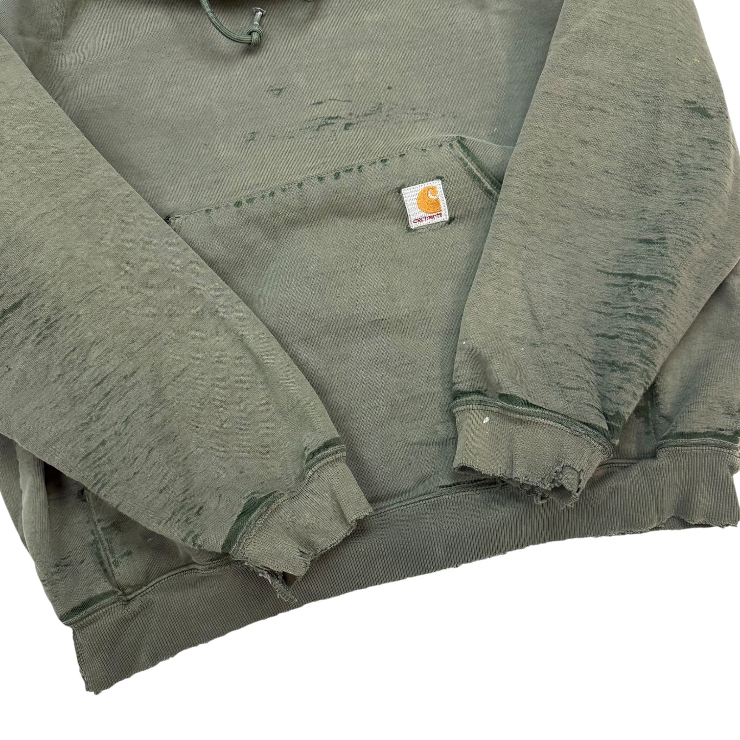 Vintage Carhartt Zip Up Sweater Green