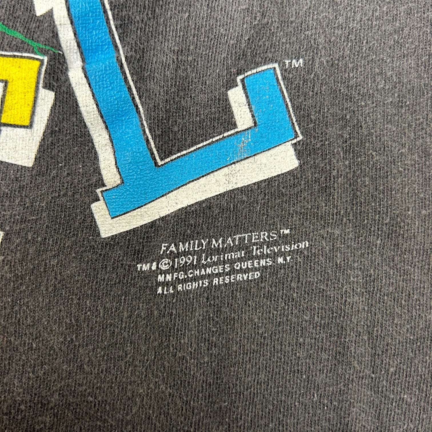 Vintage 1990 Urkel No Sweat My Pet T-Shirt Black