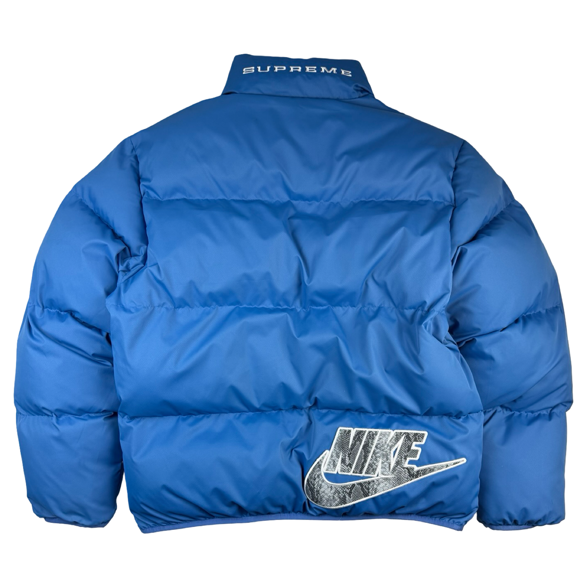 Supreme Nike Reversible Puffy Jacket Blue