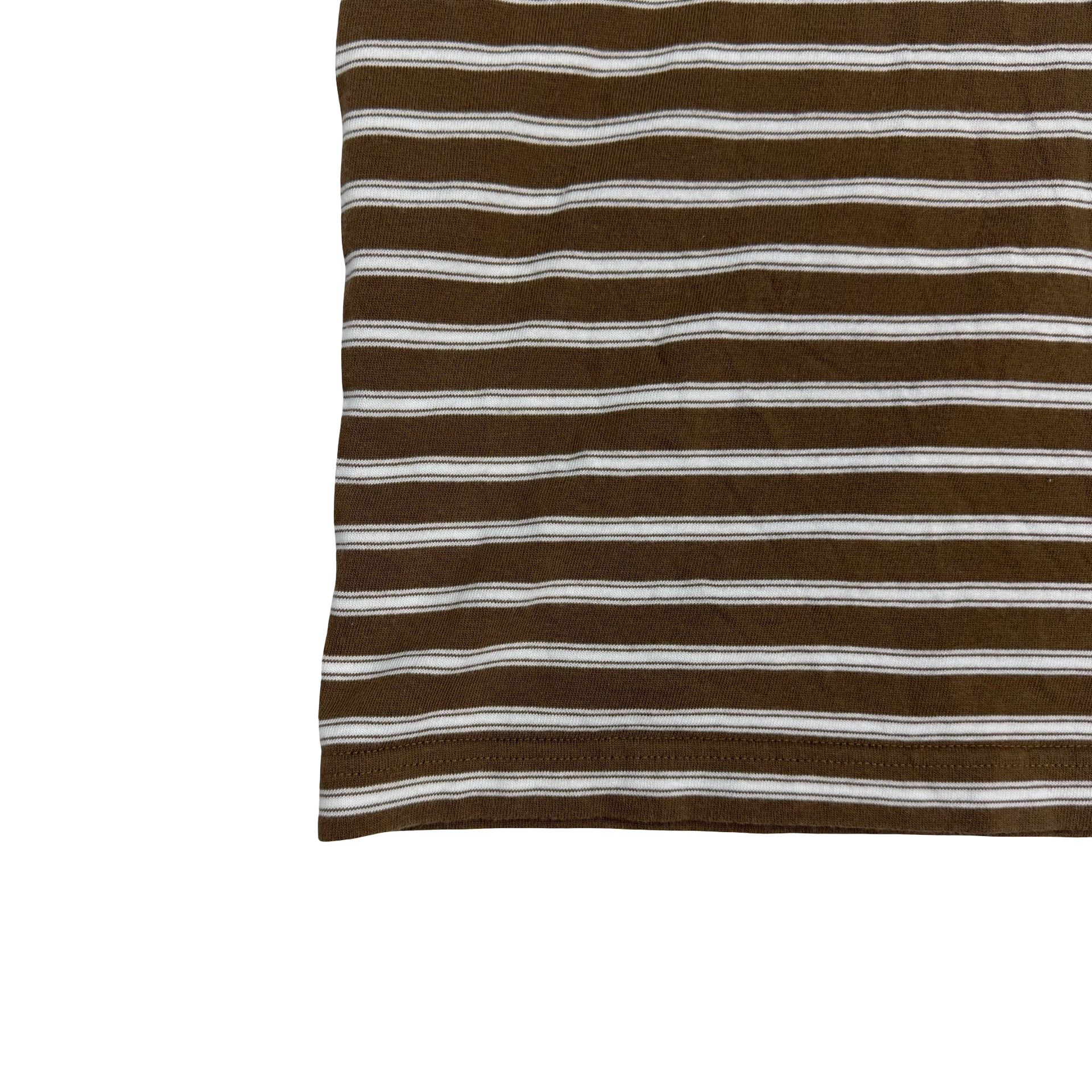 Norse Projects Johannes College Stripes Tee White/Brown