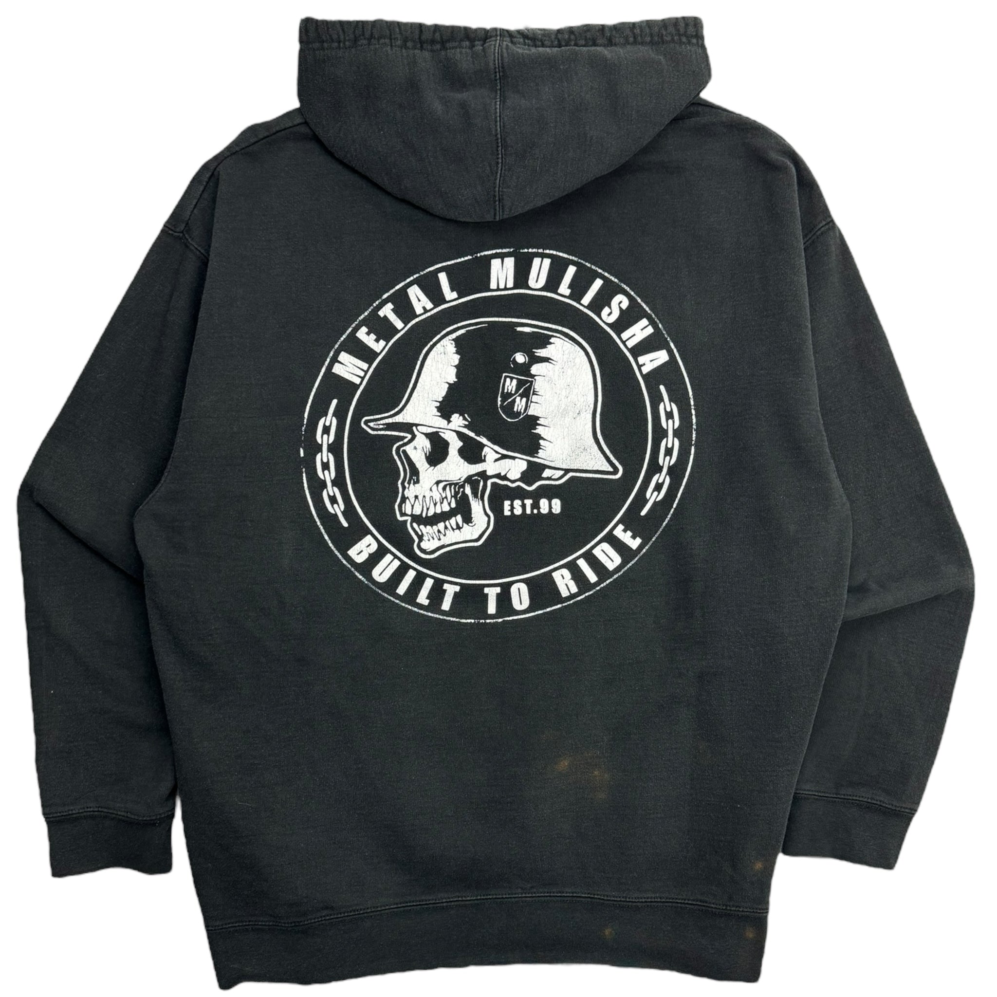 Vintage Y2K Metal Mulisha Hoodie Black