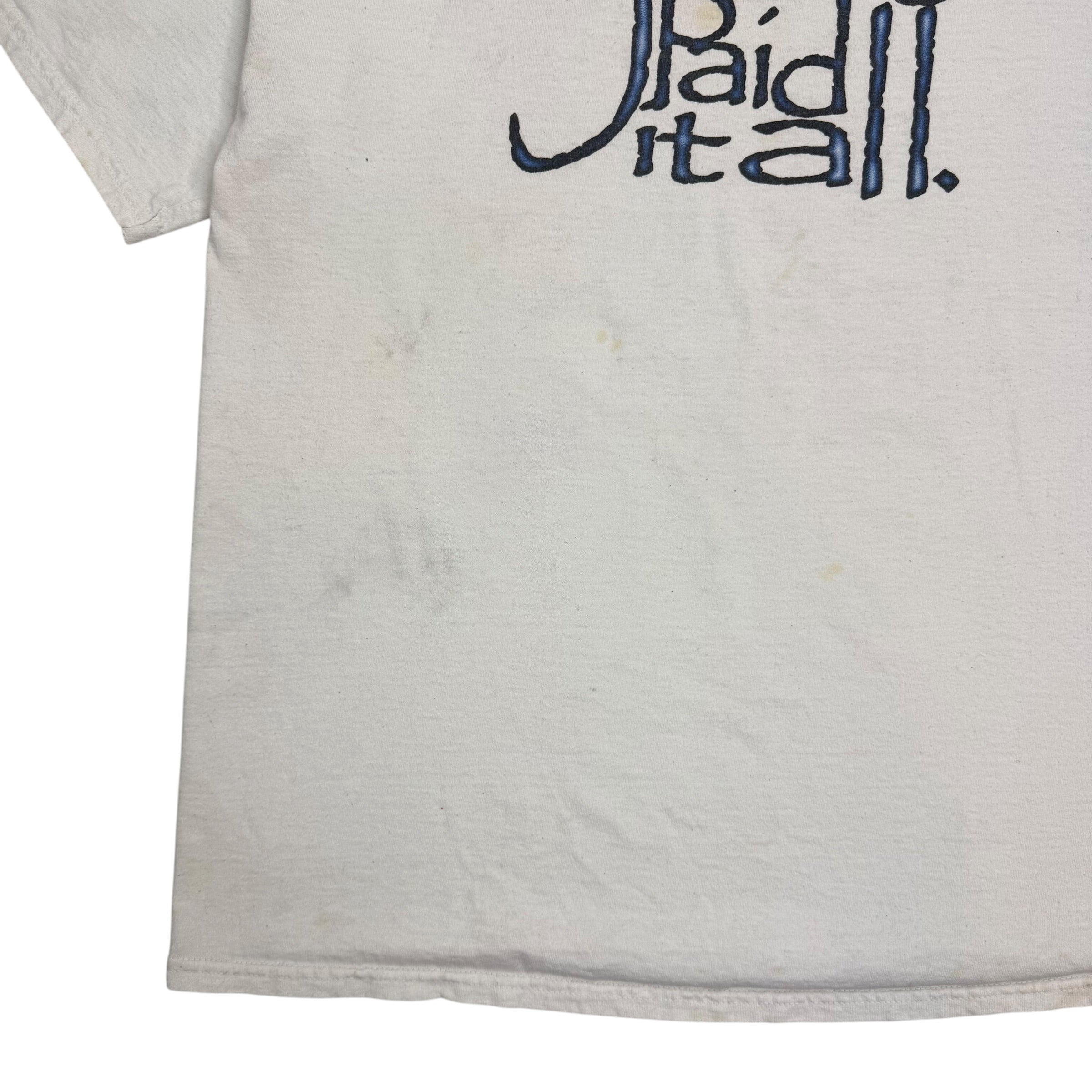 Vintage Jesus Paid It All Tee White