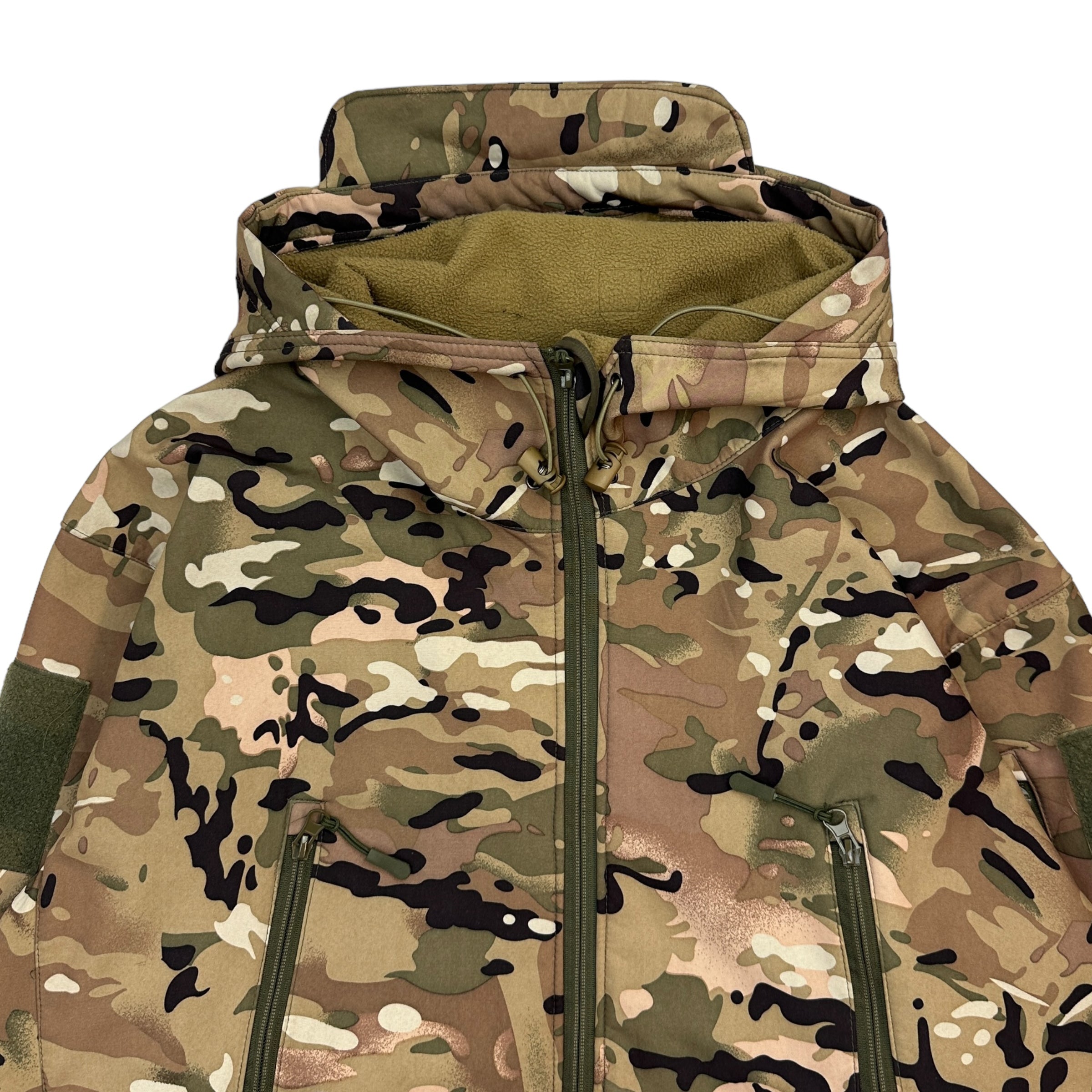 Vintage Military Camo Rain Jacket