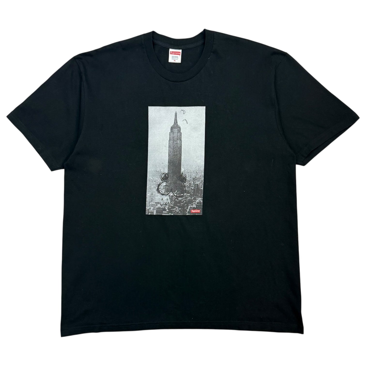 Supreme FW18 Mike Kelley Empire State Building Tee Black