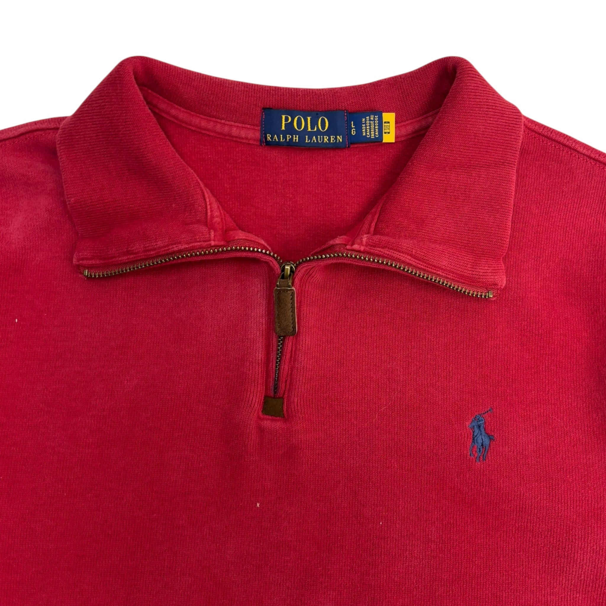 Polo Ralph Lauren Quarter Zip Red
