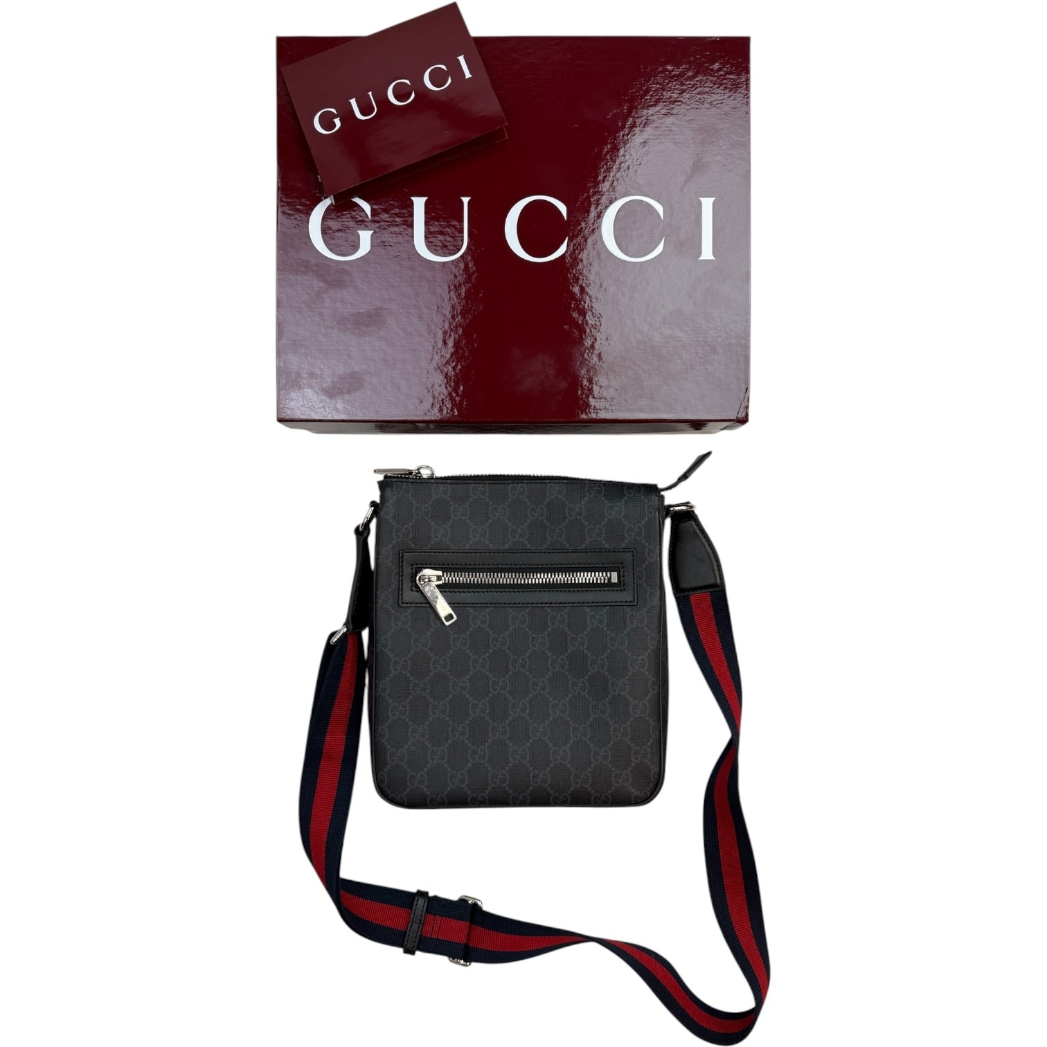 Gucci GG Black Small Messenger Bag