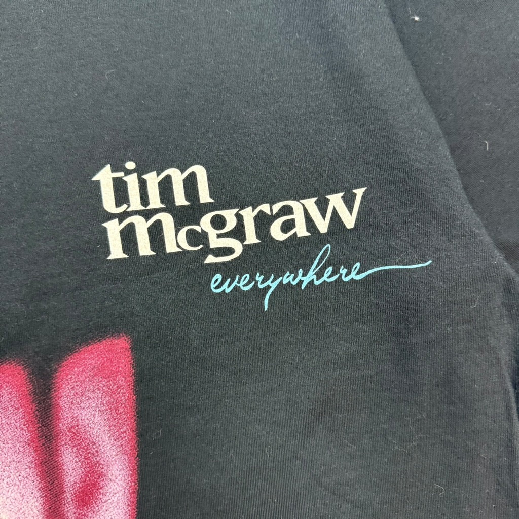 Vintage Tim McGraw Everywhere Tour T-Shirt Black