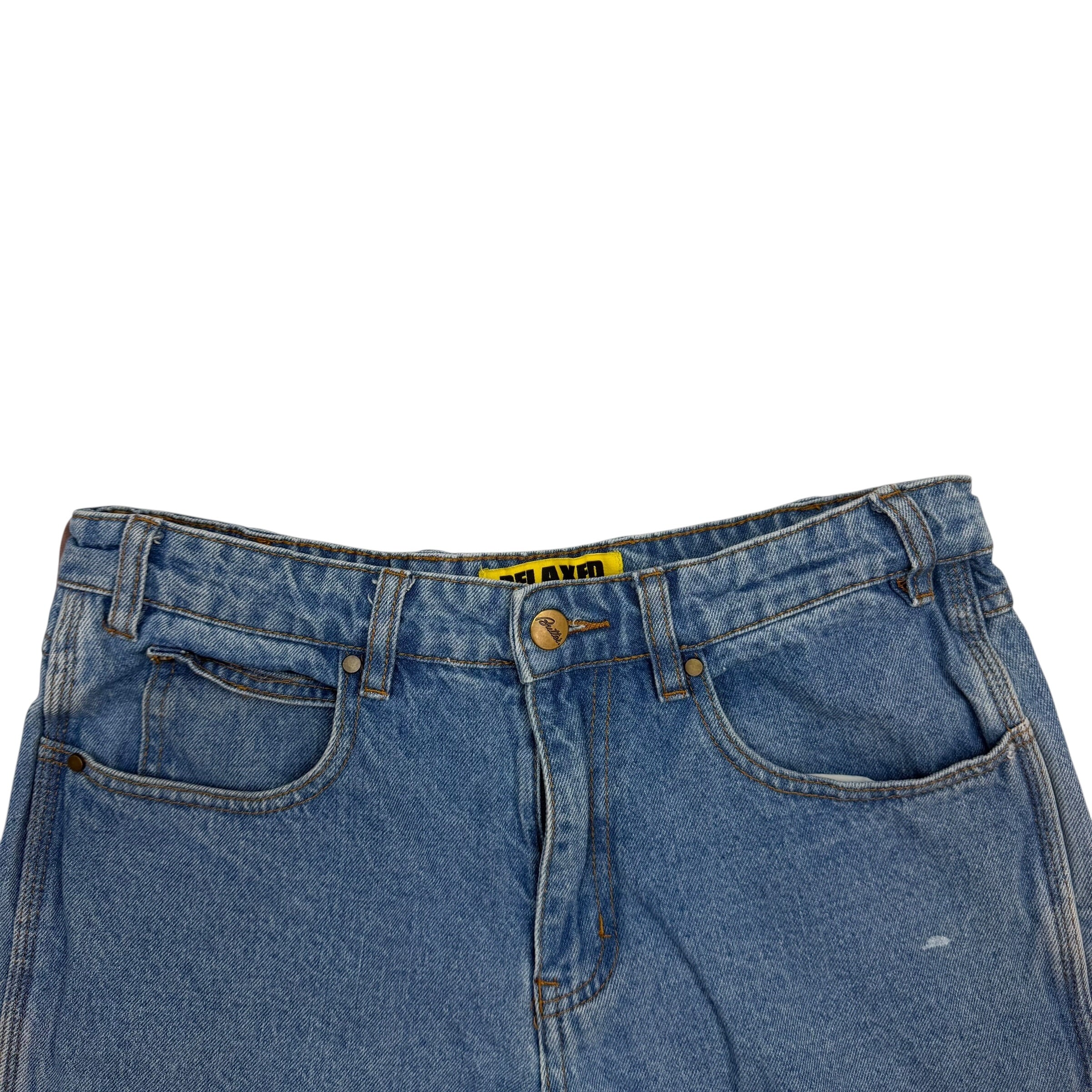 Butter Goods Loose Fit Baggy Denim Pants Medium Wash