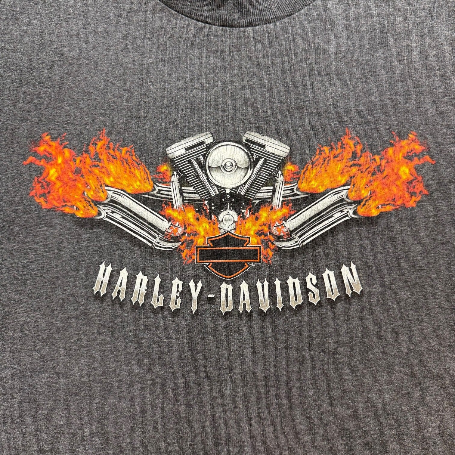 Vintage Harley Davidson Of Las Vegas Tee Dark Grey