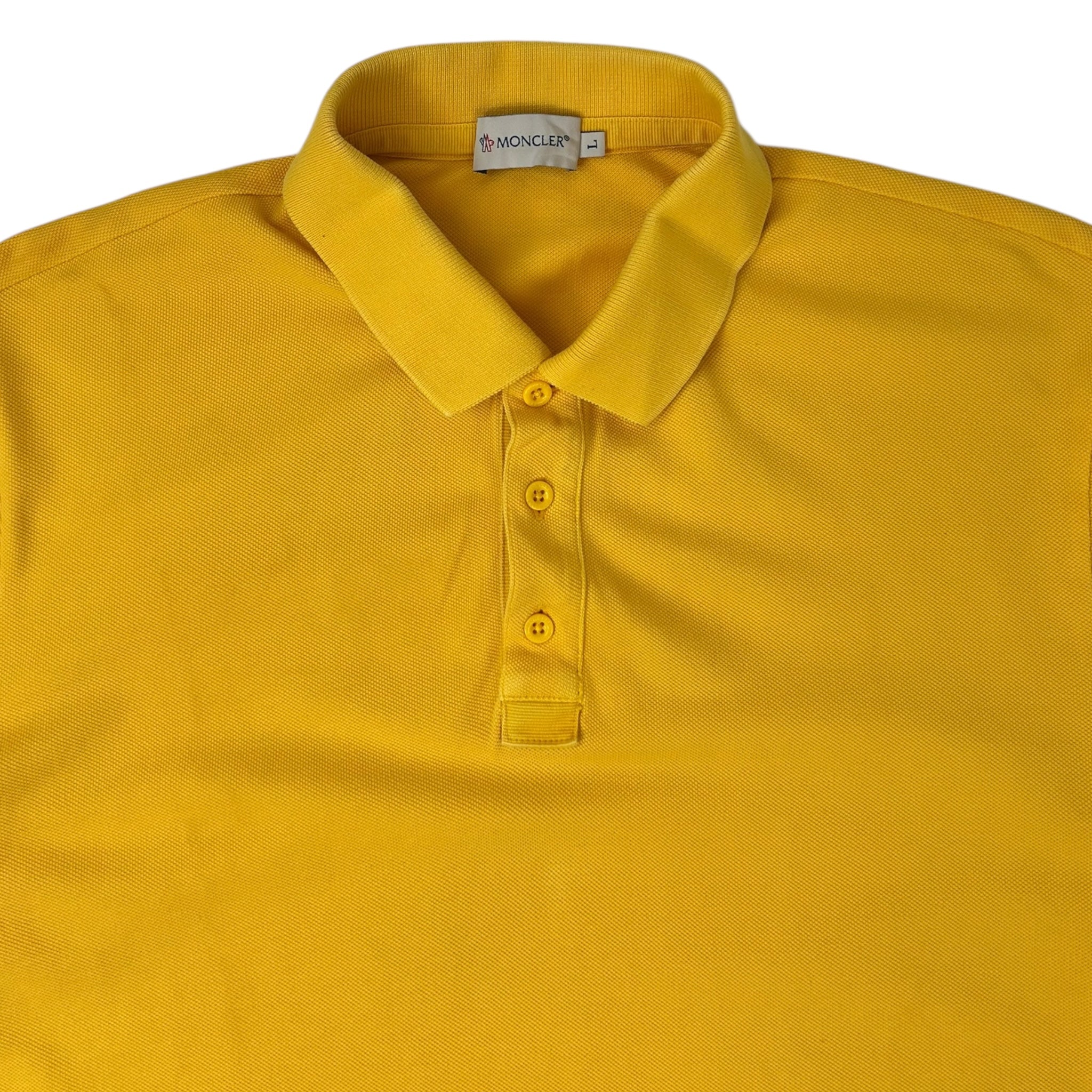 Moncler Polo T-Shirt Yellow