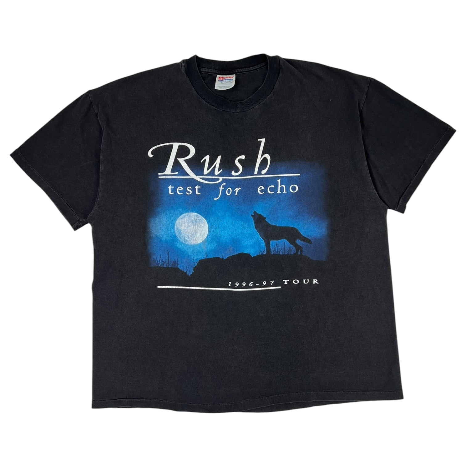Vintage 96’ Rush “Test For Echo” Tour T-Shirt Black