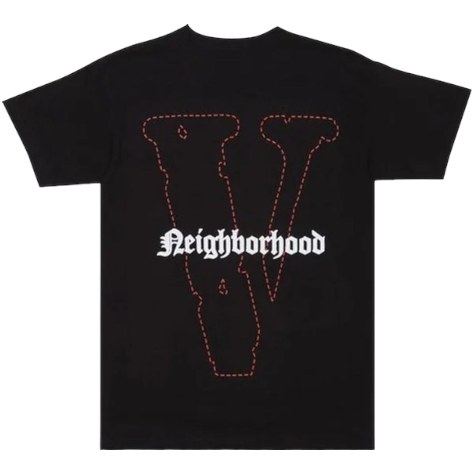 Vlone x Neighbourhood Skull T-Shirt Black/Red