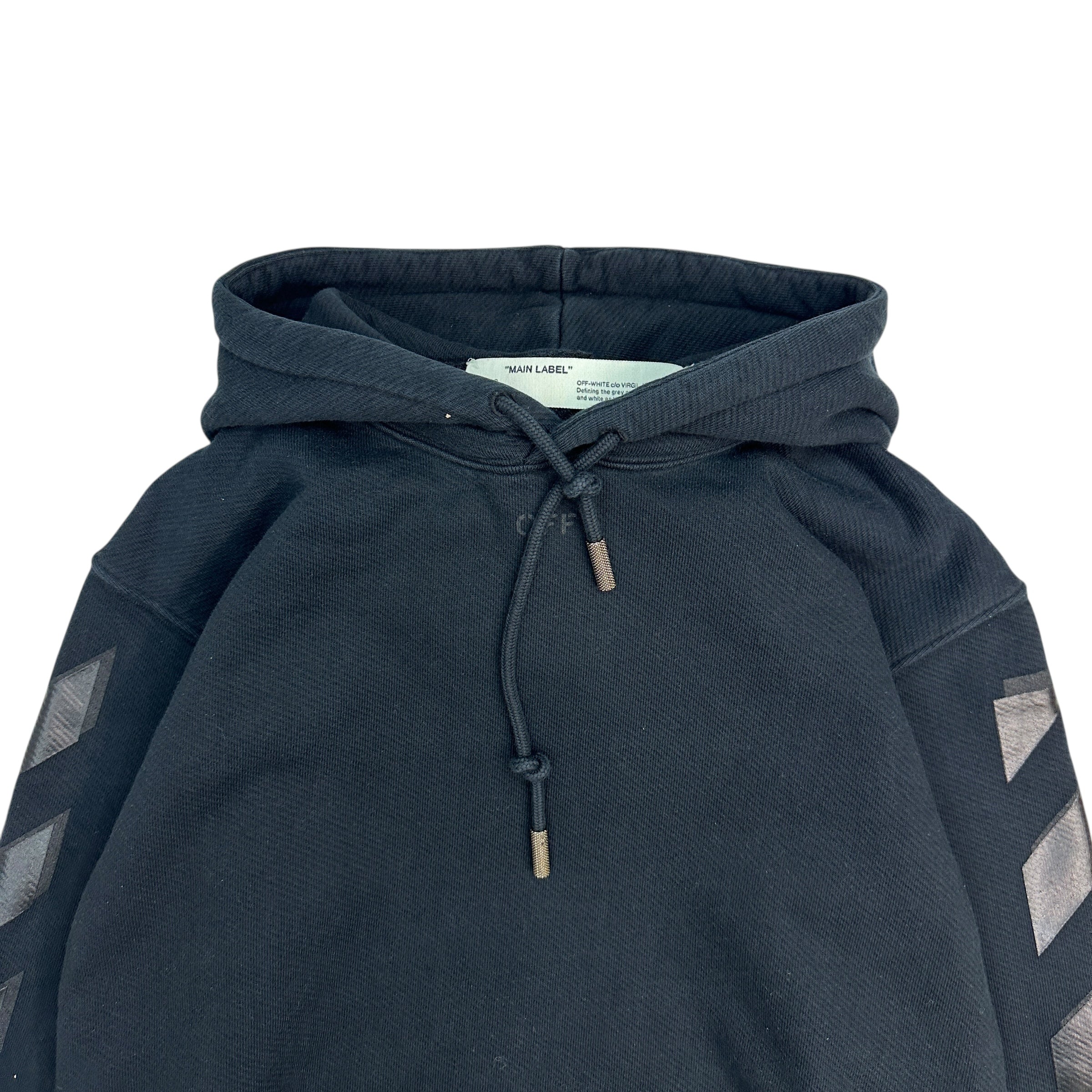Off-White Rubber Arrows Hoodie Black/Black