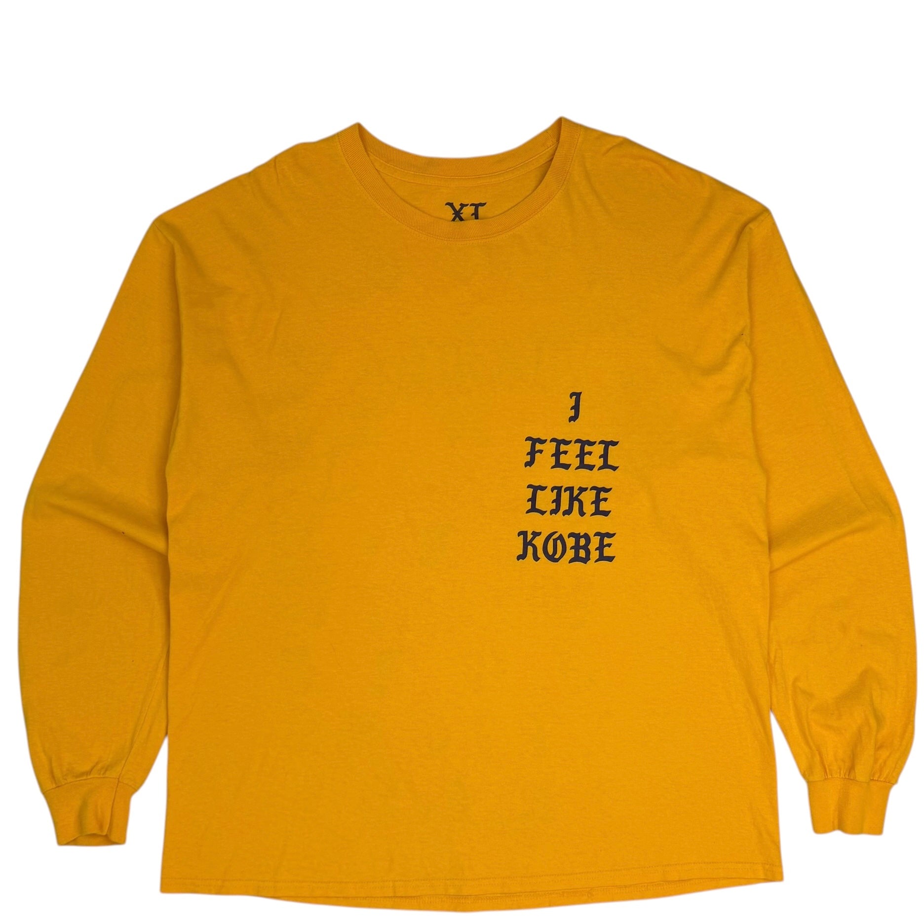 2016 Kanye West “I Feel Like Kobe” Mamba Day Longsleeve Yellow