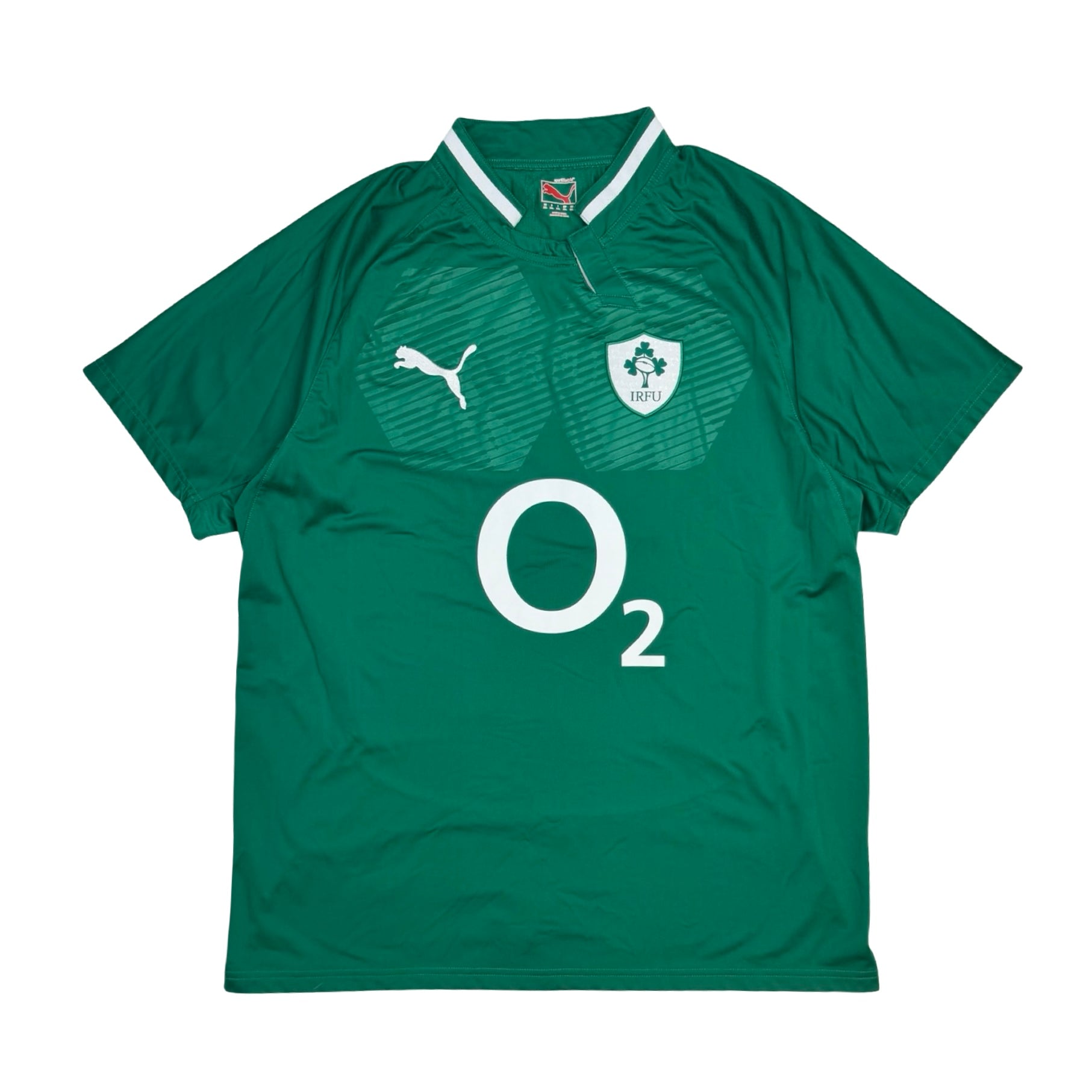 2011-12 Puma Ireland Rugby Union Home Jersey Green