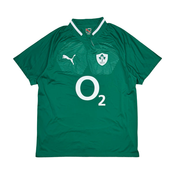 2011-12 Puma Ireland Rugby Union Home Jersey Green