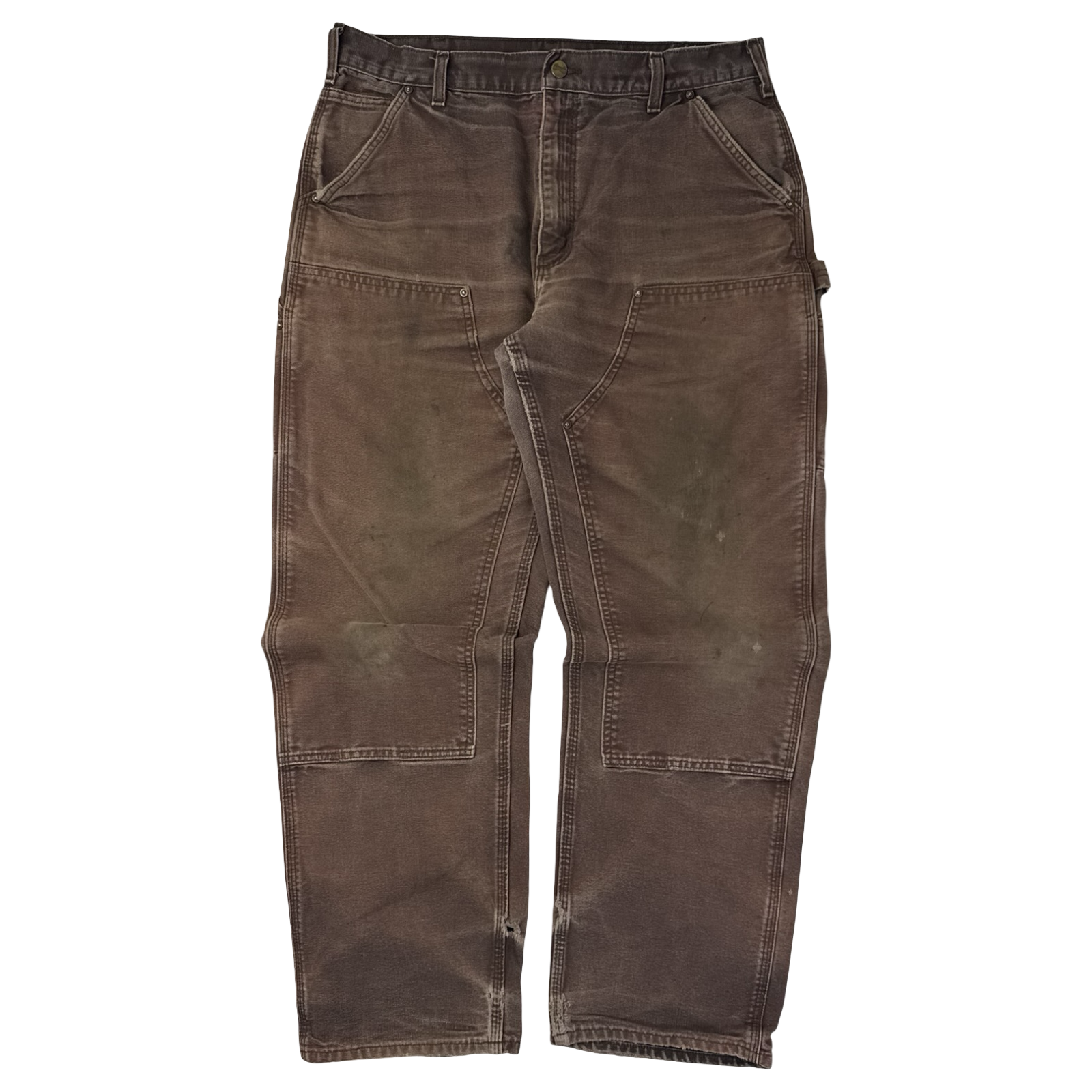 Faded Light Brown Carhartt Double Knee Bottoms