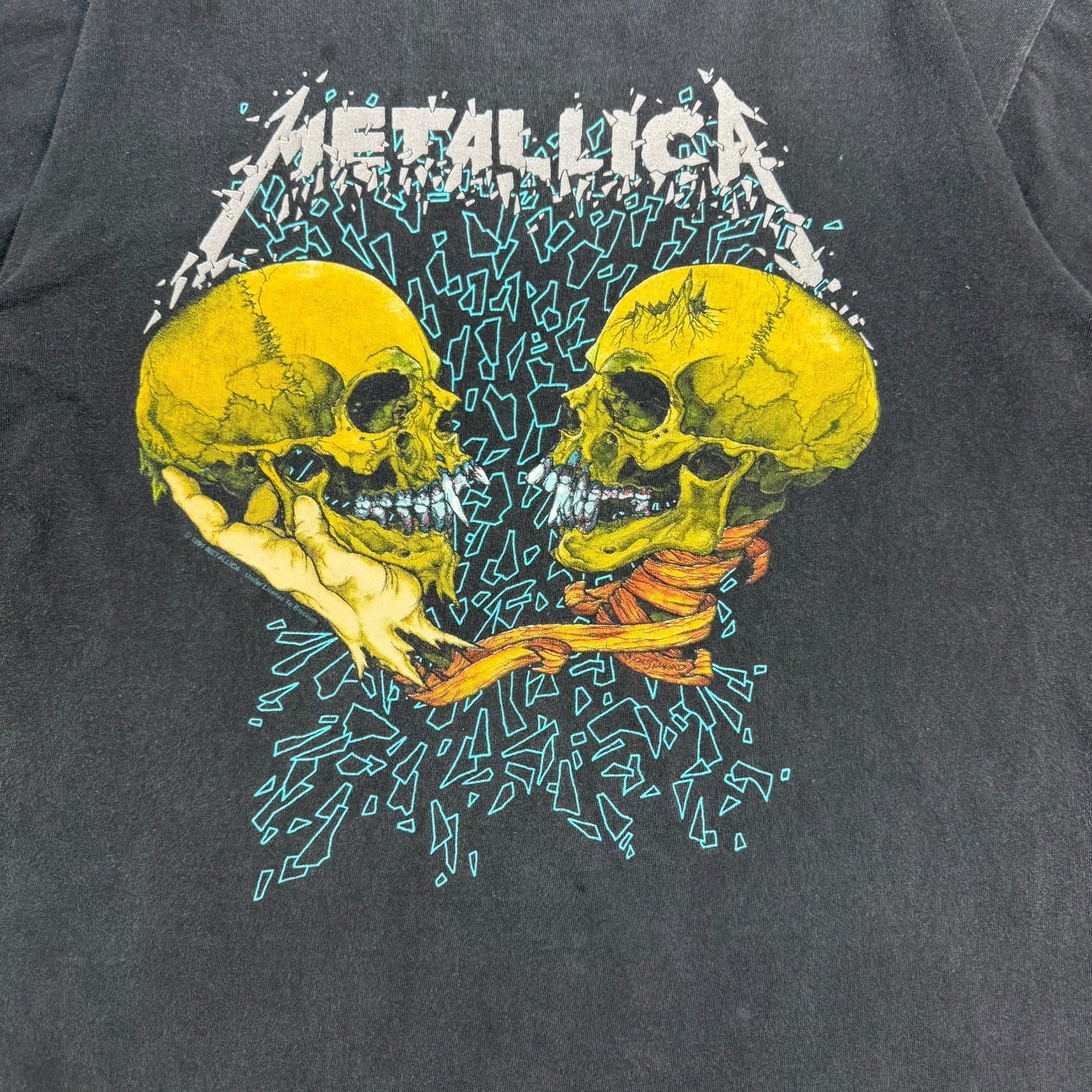 Vintage Metallica Sad But True Pushead Tee Black