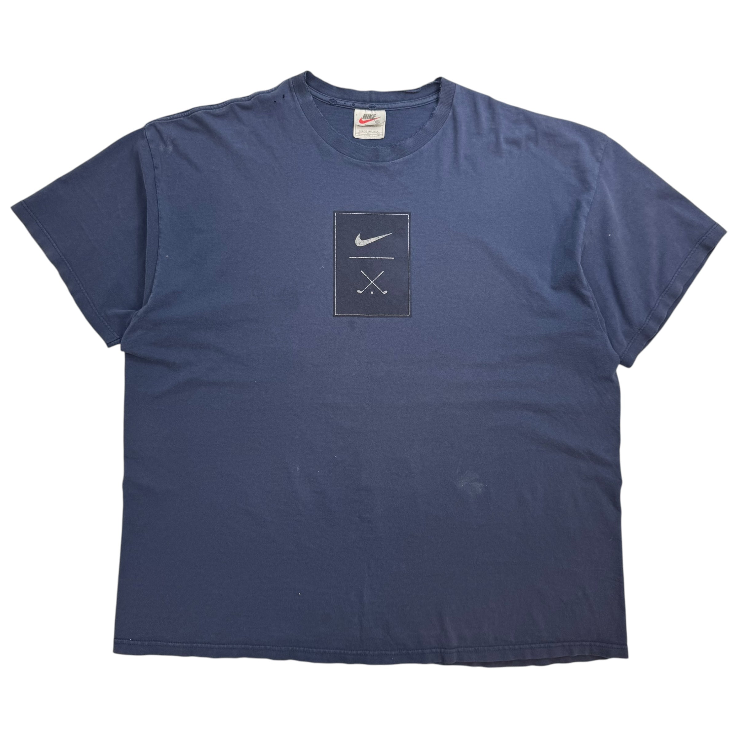 Vintage Nike Golf Tee Navy Blue