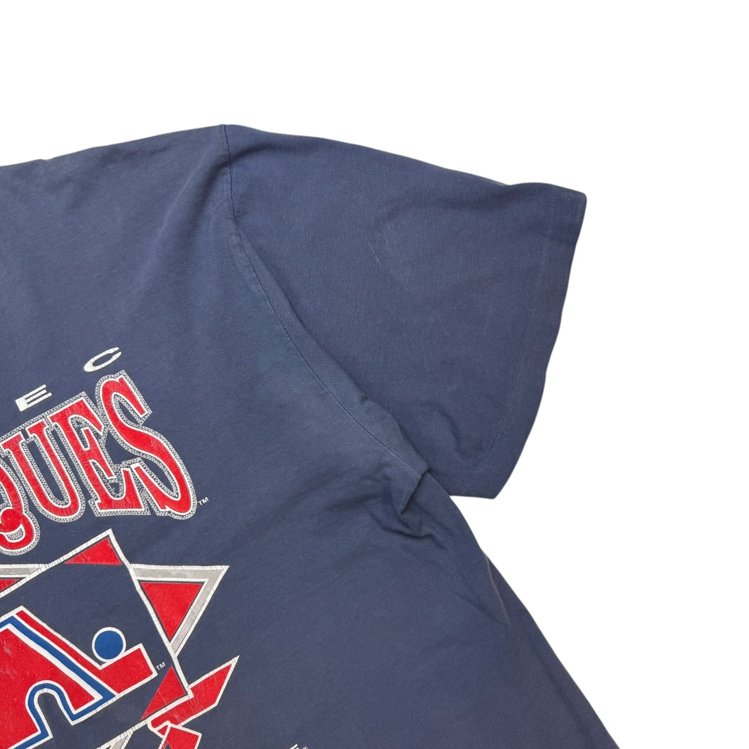 1993 Quebec Nordiques Tee Slate Blue