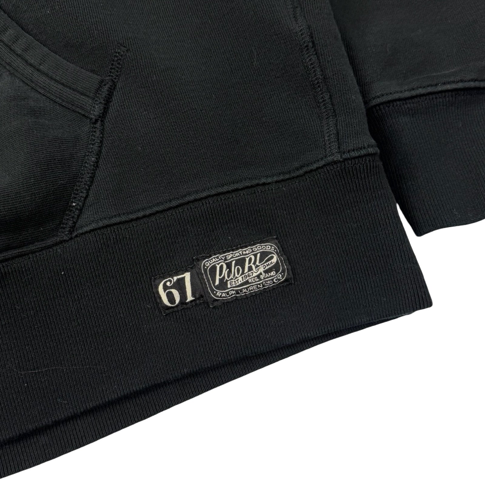 Polo Ralph Lauren Spellout Hooded Sweater Black