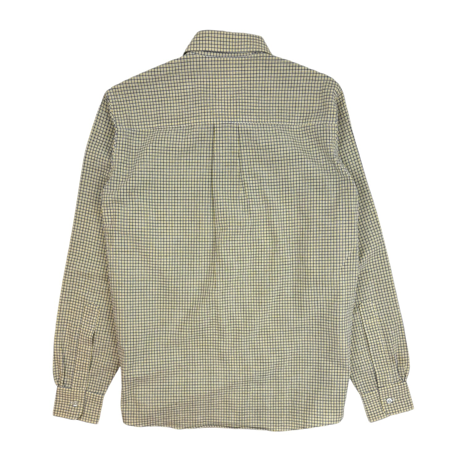 WTAPS Checkered Button-Up Shirt Yellow