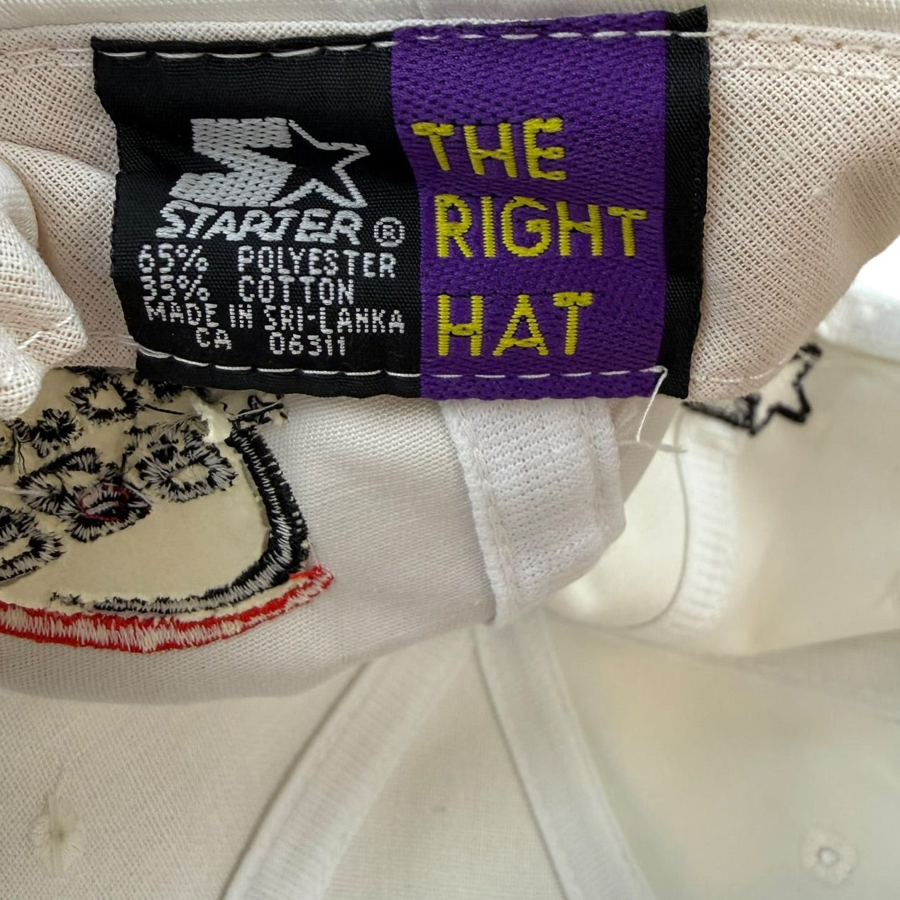 2000 Starter Super Bowl XXIV Hat White