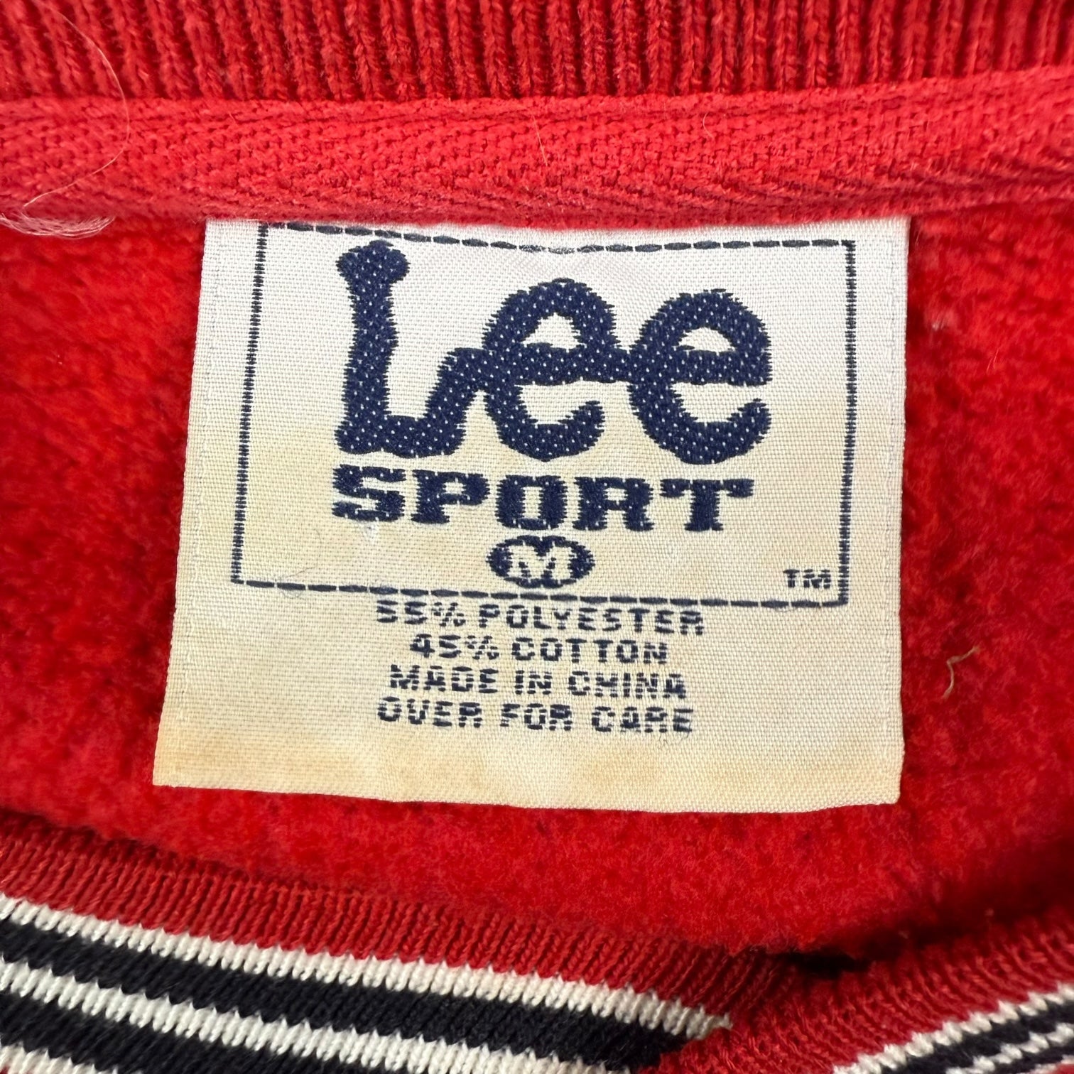 Vintage Lee Sports Detroit Redwings Crewneck Red