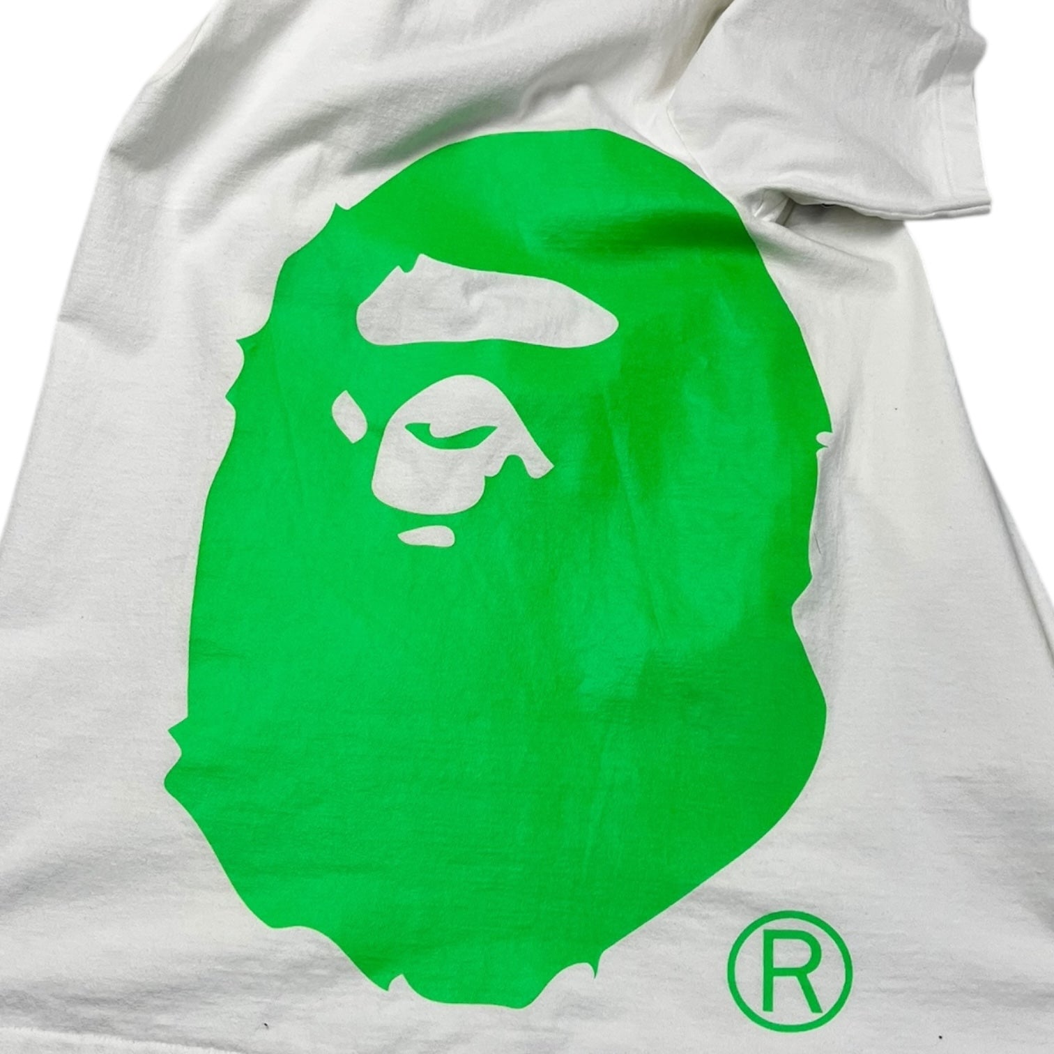Bape Neon Side Big Ape Head T-Shirt White
