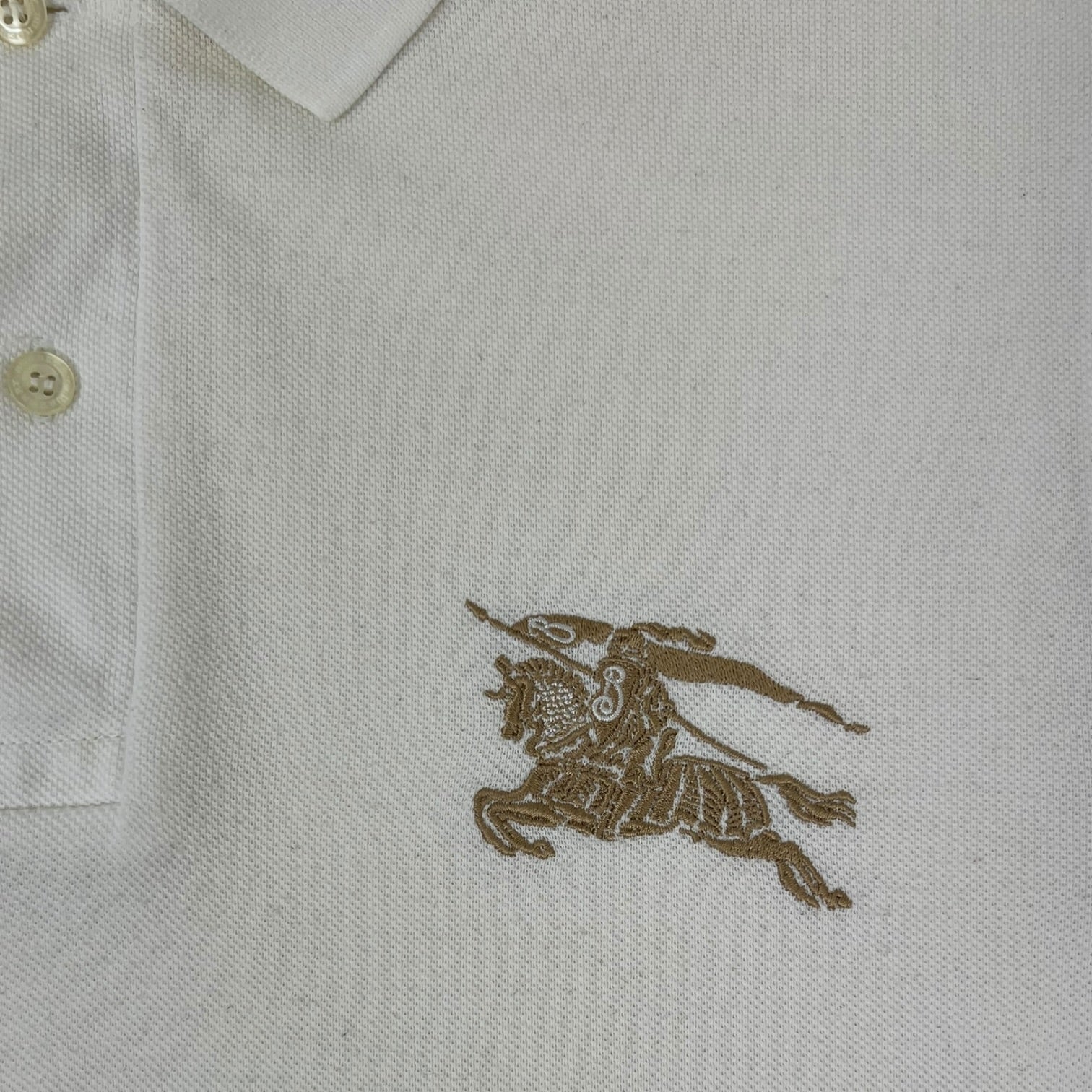 Burberry Classic Logo Polo White