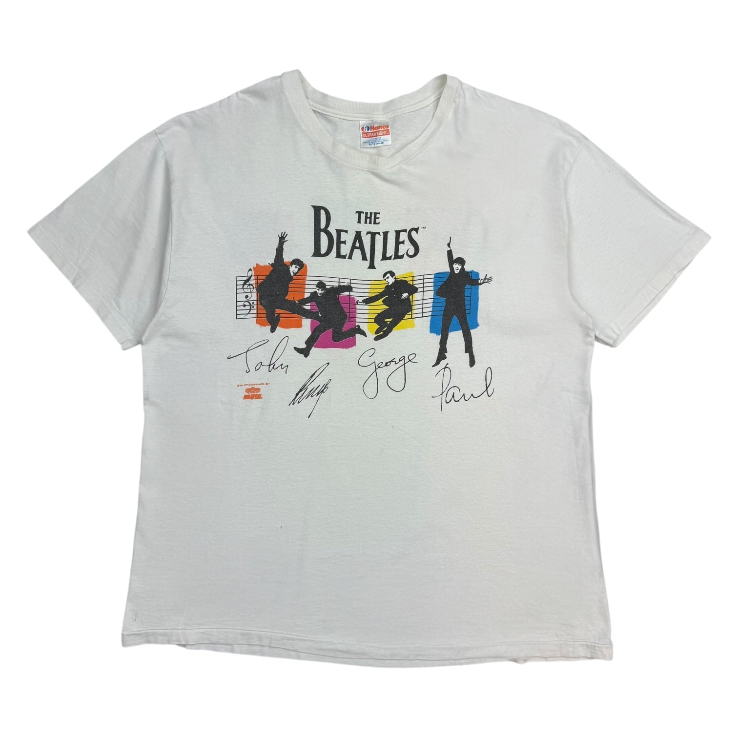 1991 The Beatles Yes! Yes! Yes! Tee White