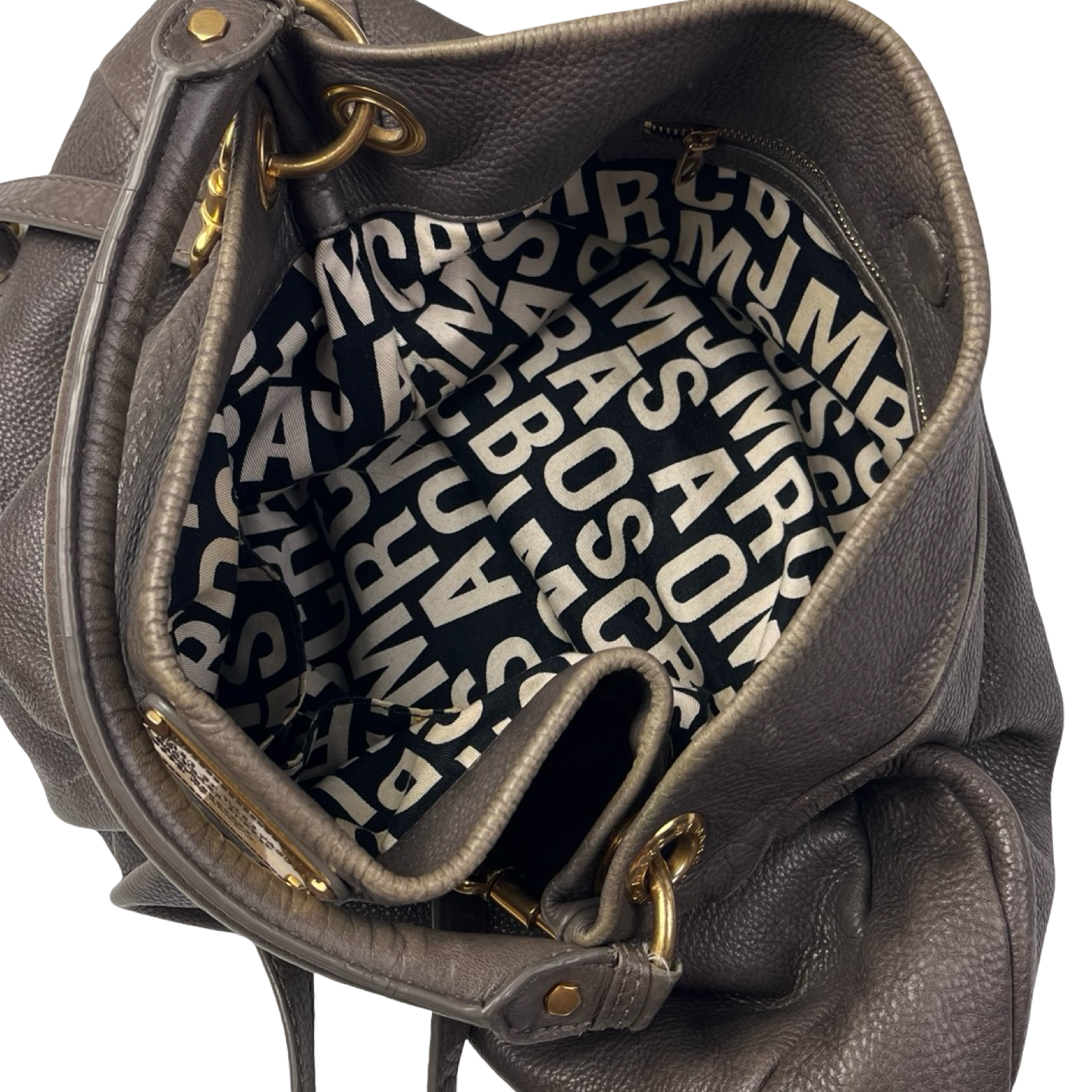 (W) Marc by Marc Jacobs Classic Q Hillier Hobo Bag Taupe