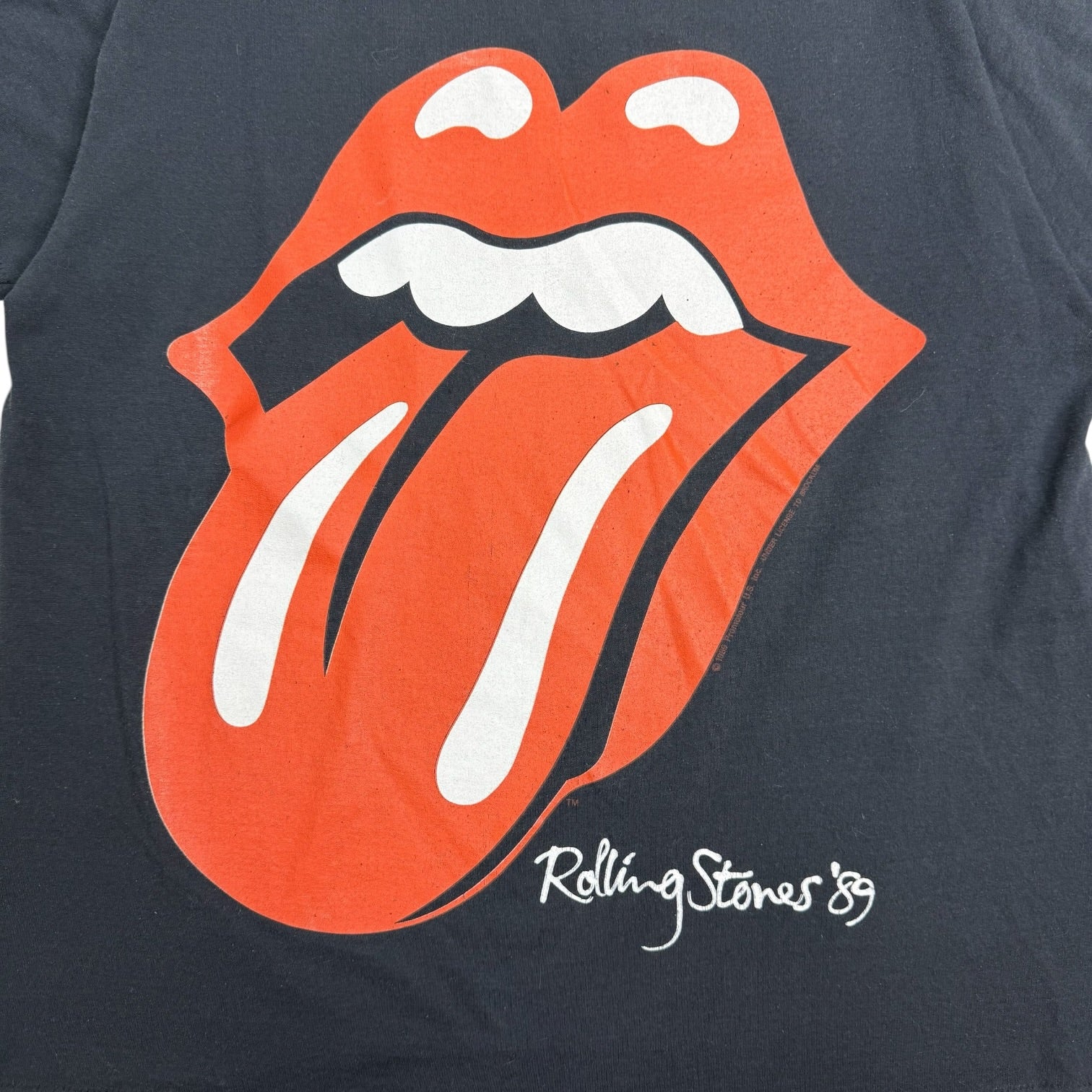 1989 Rolling Stones Canadian Tour Tee Black