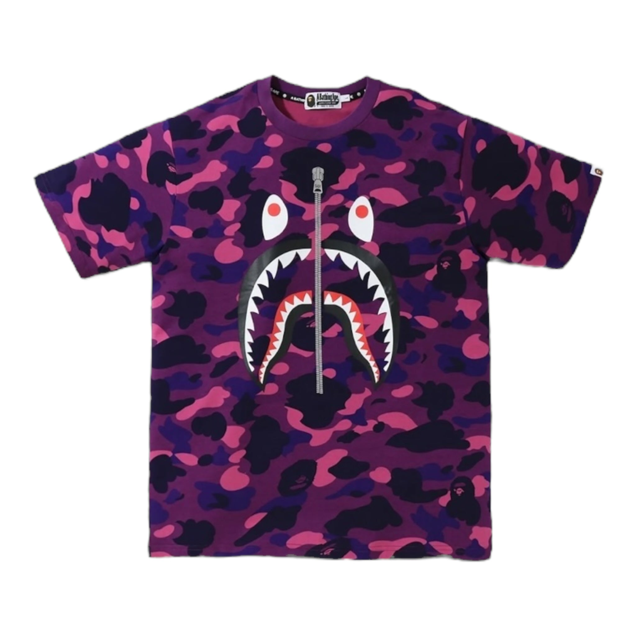 BAPE Color Camo Shark Tee Purple