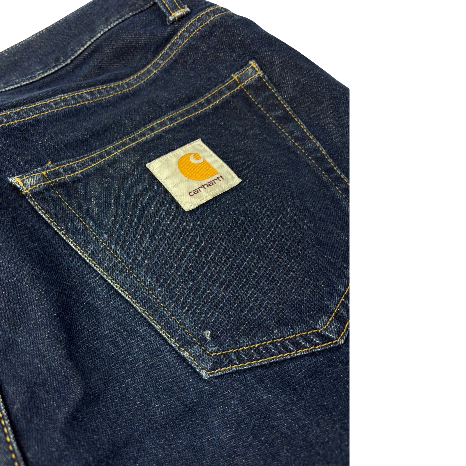 Carhartt WIP Landon Jean Short Dark Wash