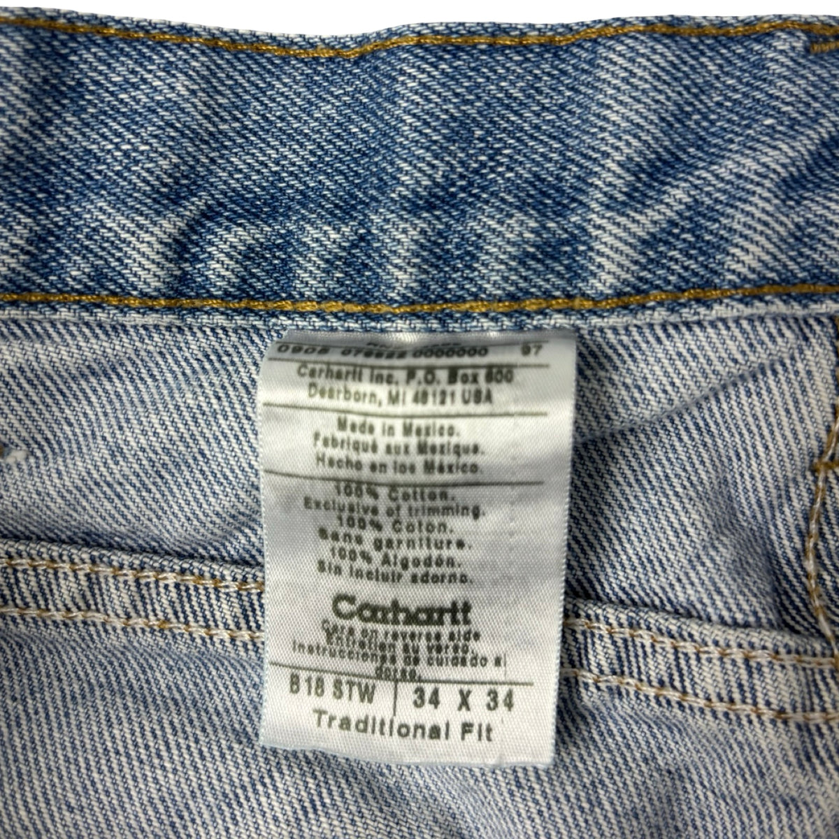 Vintage Carhartt Jean Pant Light Washed Blue