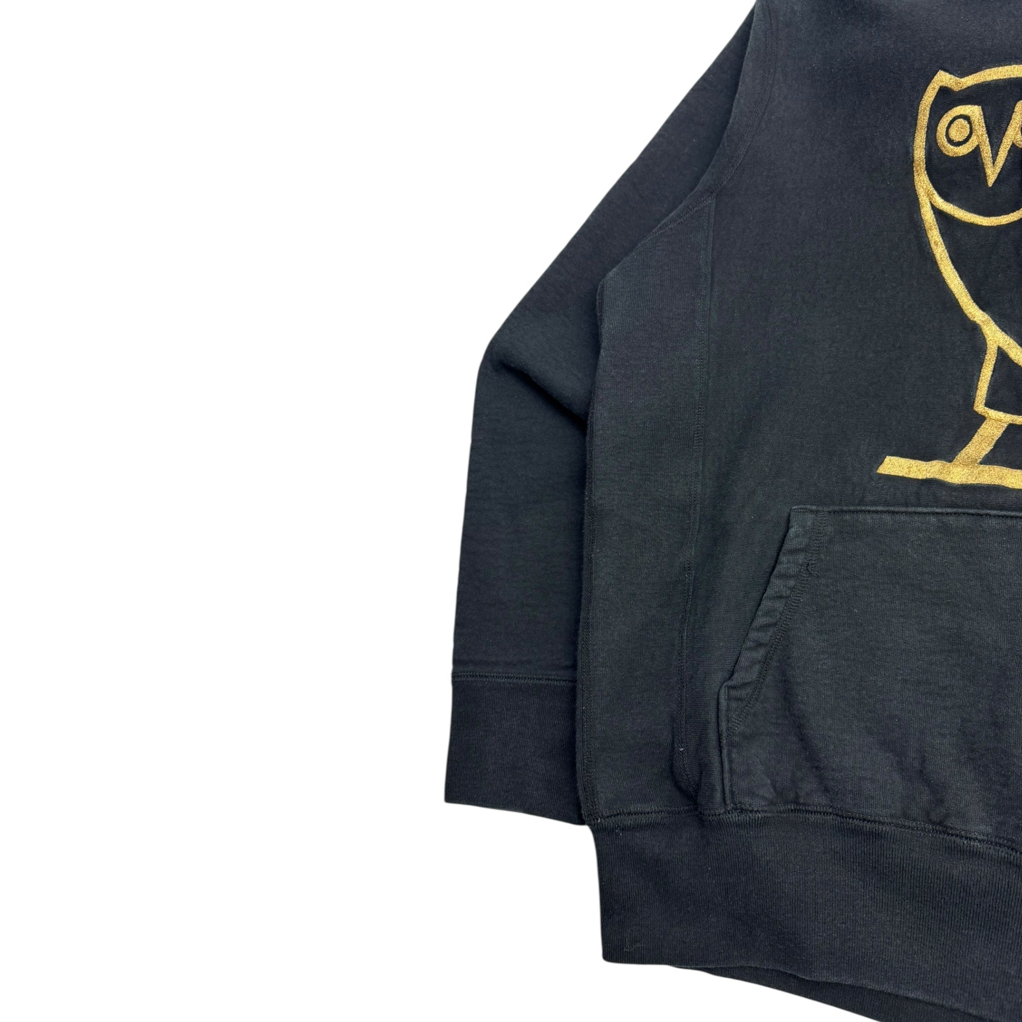 OVO Owl Embroidered Pullover Hoodie Black