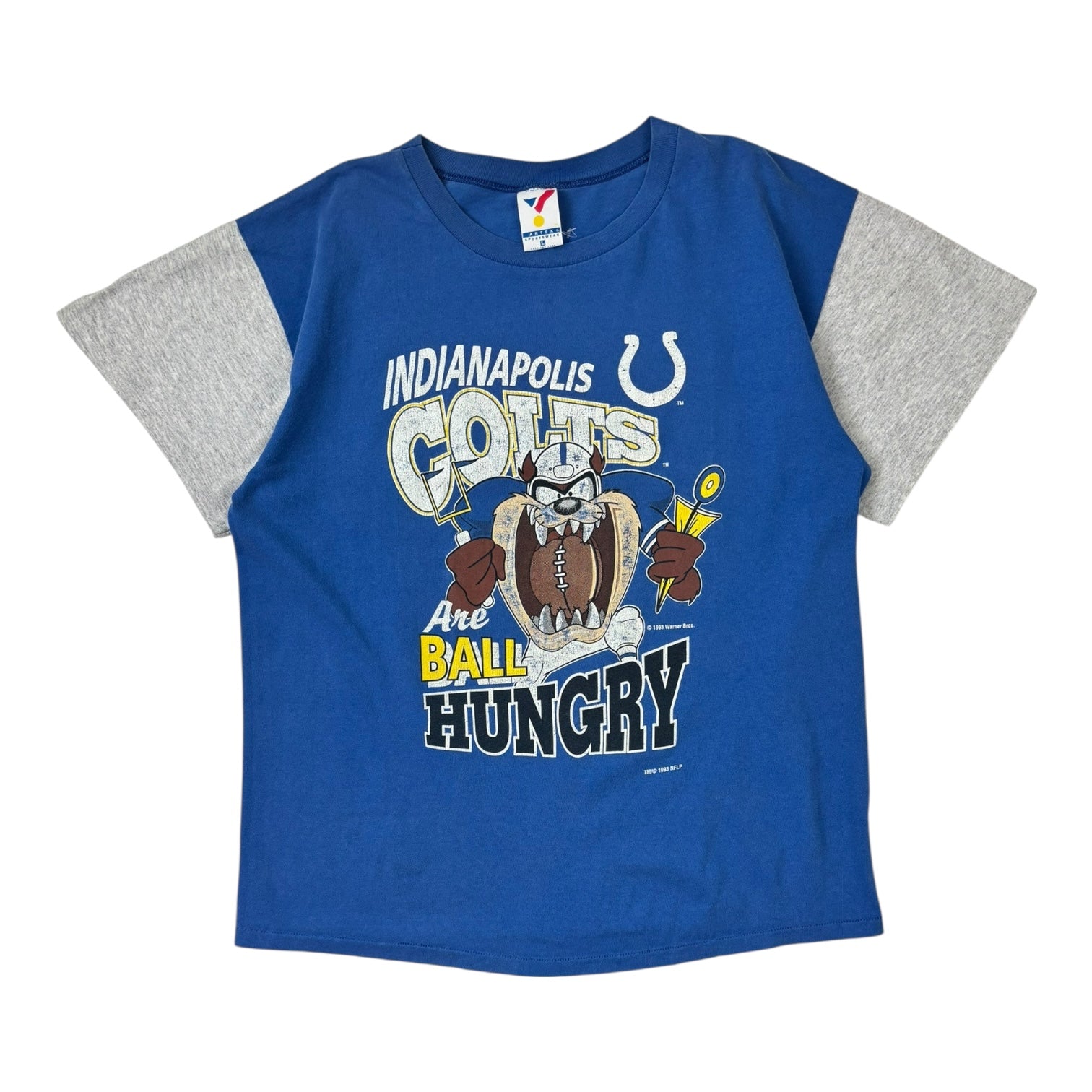 Vintage 1993 Indiana Colts Taz T-Shirt Blue
