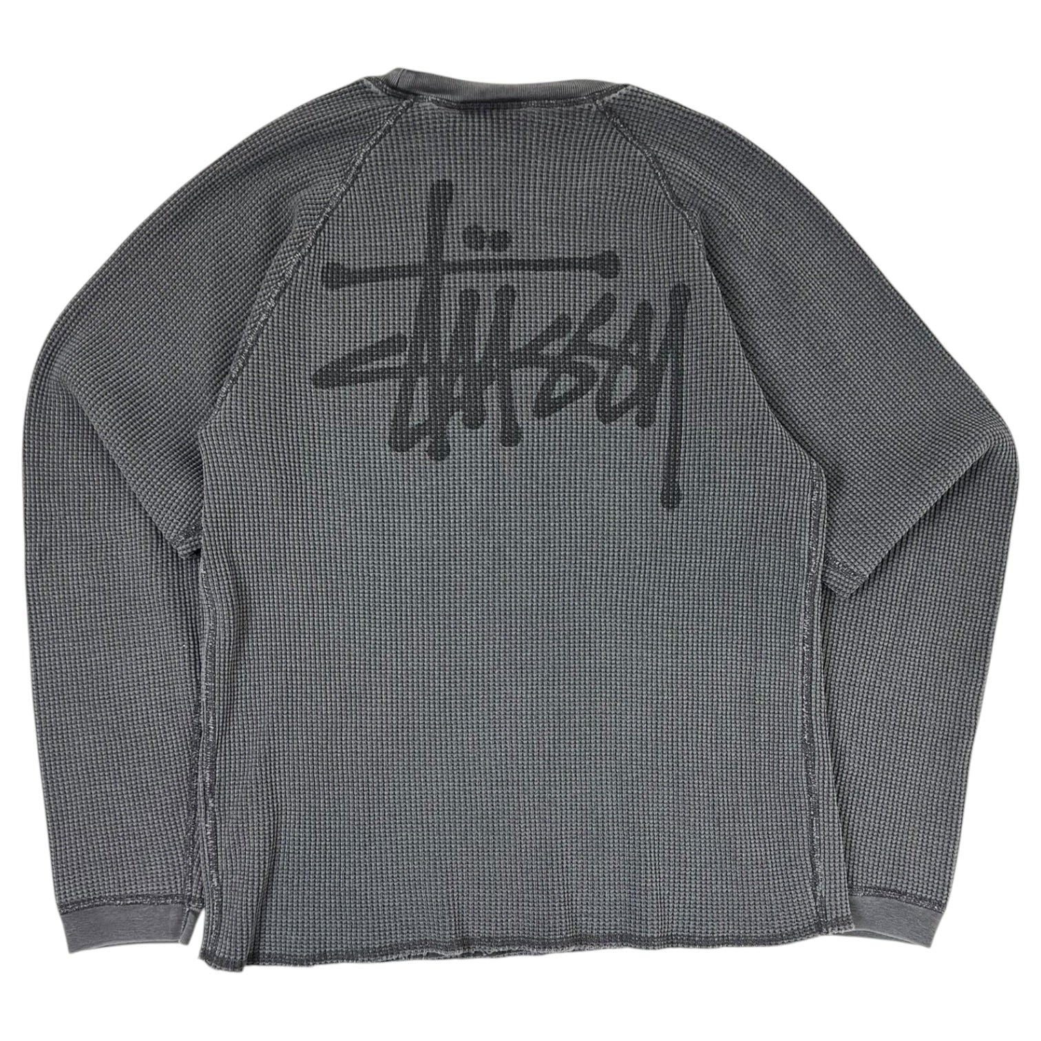 Stussy Basic Thermal Washed Grey