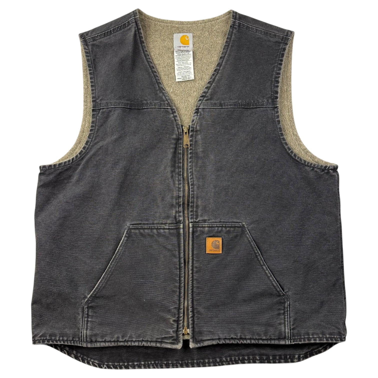 Vintage Carhartt Vest Faded Grey