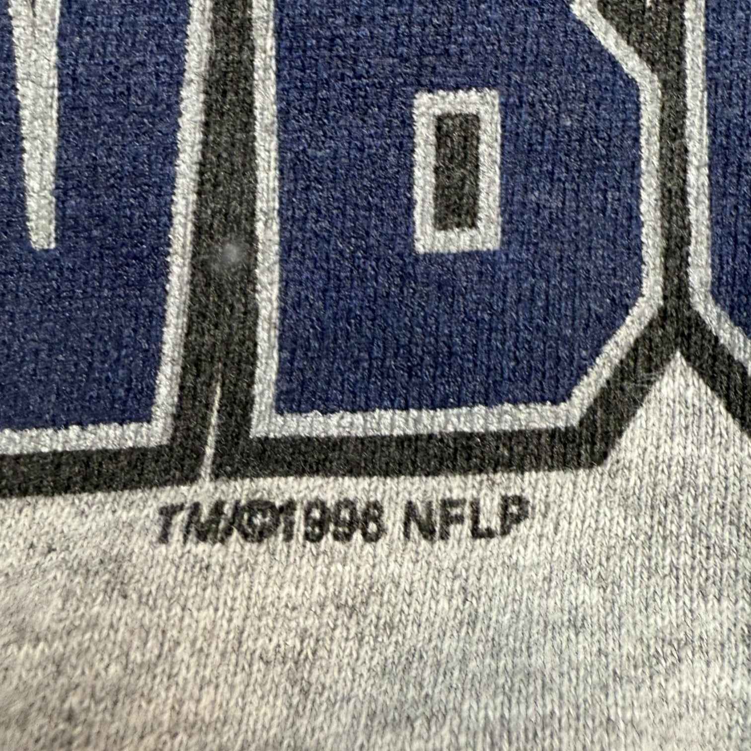 1996 Dallas Cowboys Super Bowl XXX Champions Crewneck Grey