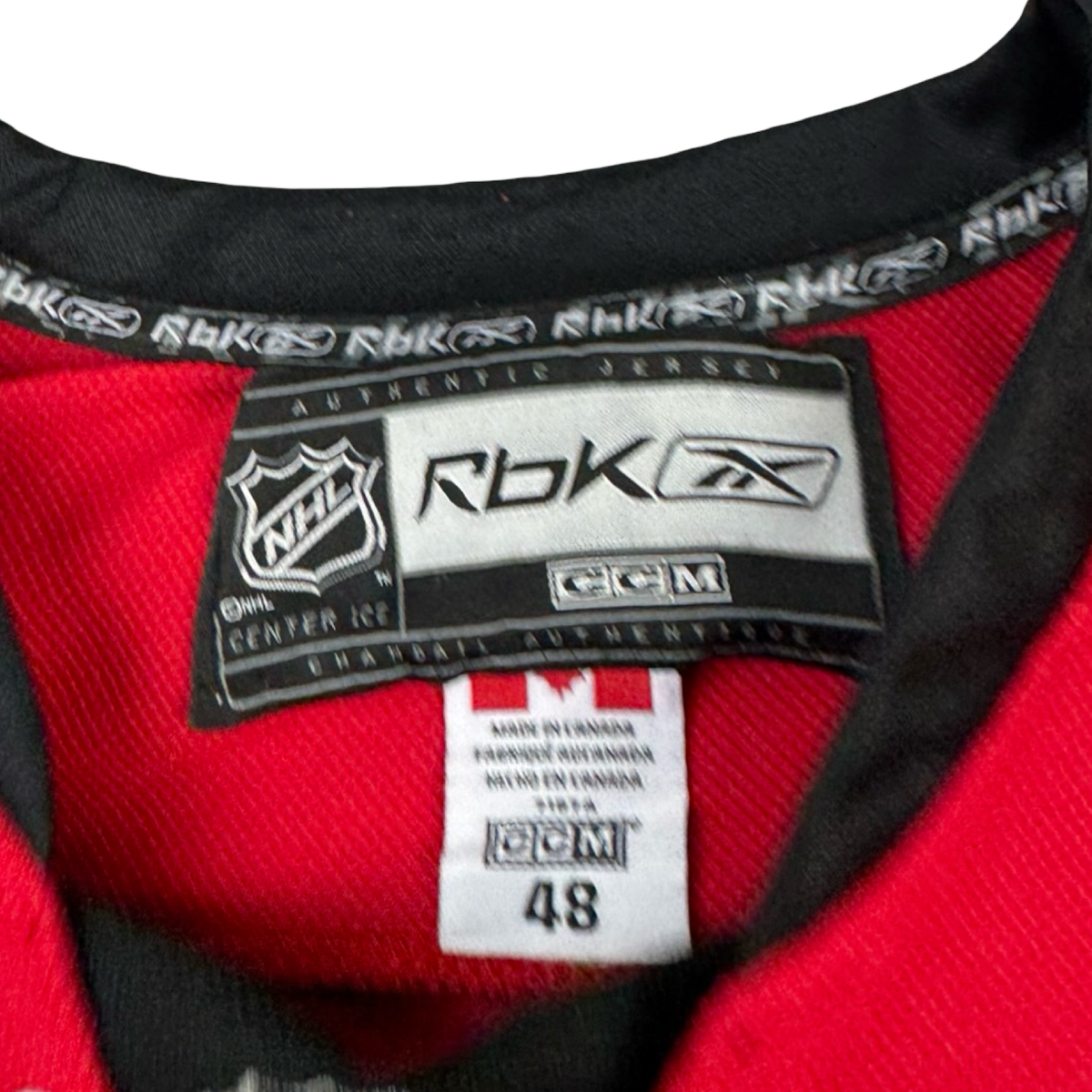 Vintage Reebok Calgary Flames #3 Dion Phaneuf NHL Jersey