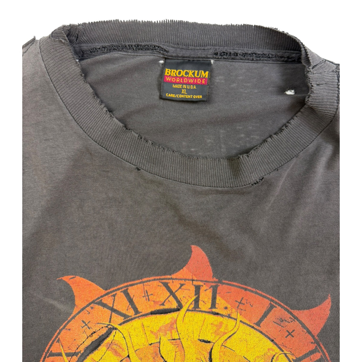 Vintage 1994 Pink Floyd “Sun Dial” North American Tour T-Shirt Faded Black