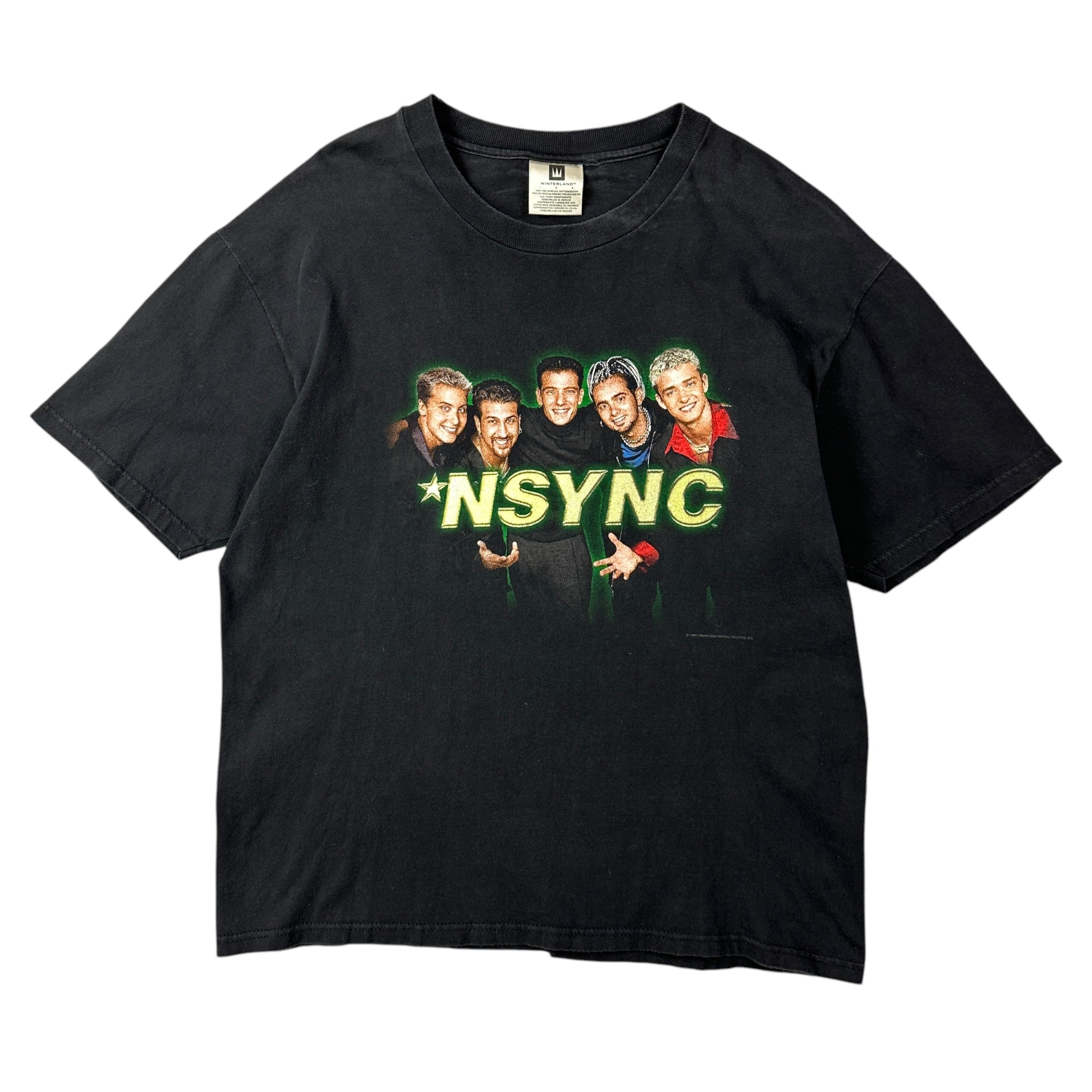 1998 NSYNC World Tour Tee Black